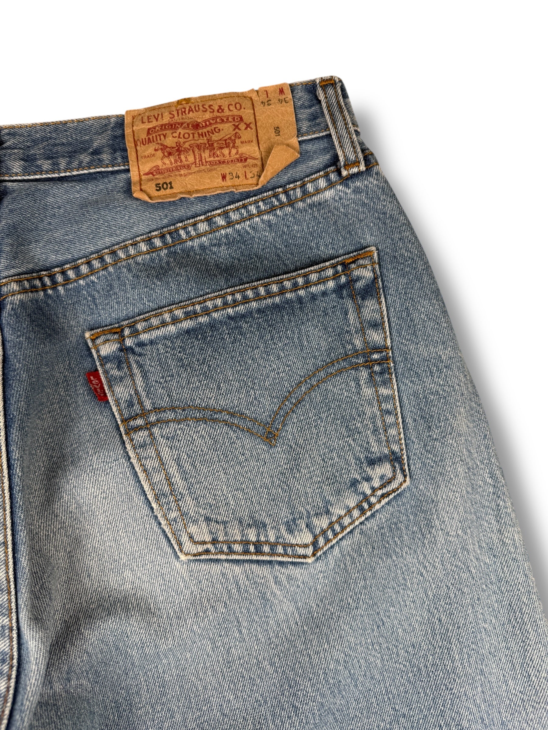 1990s Levi’s 501 Jeans Blau | L (W34 L34)