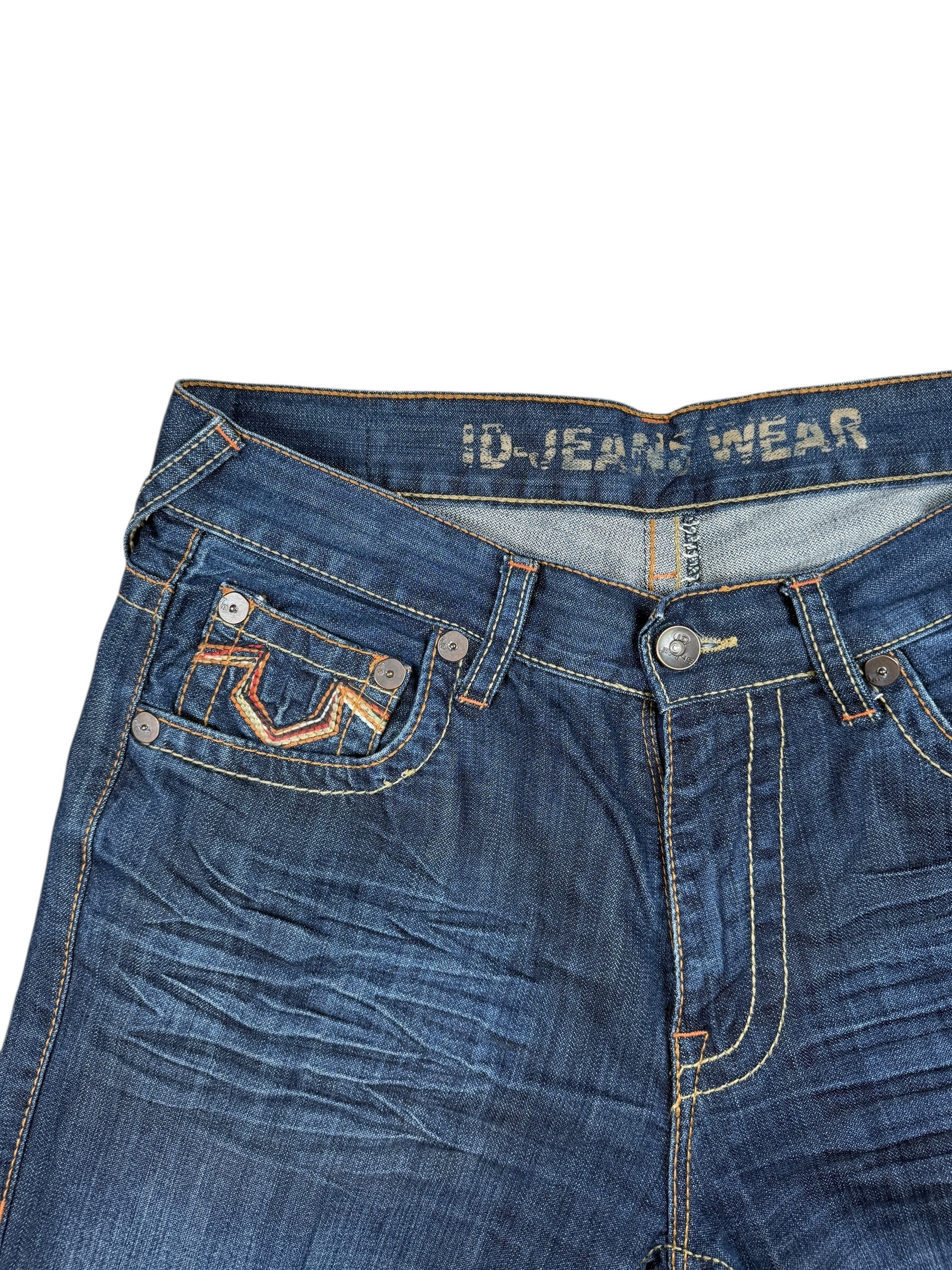 2000s True Religion Style Jeans Dunkelblau | L Kurz