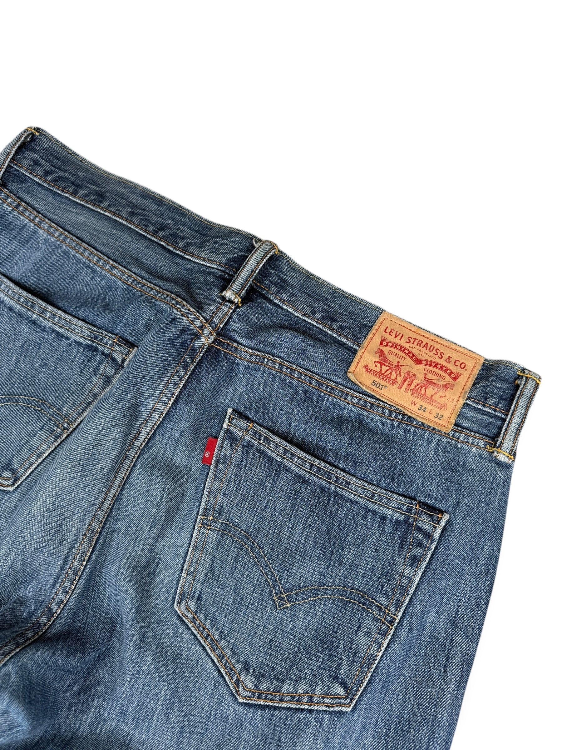 2000s Levi’s 501 Blau | M-L