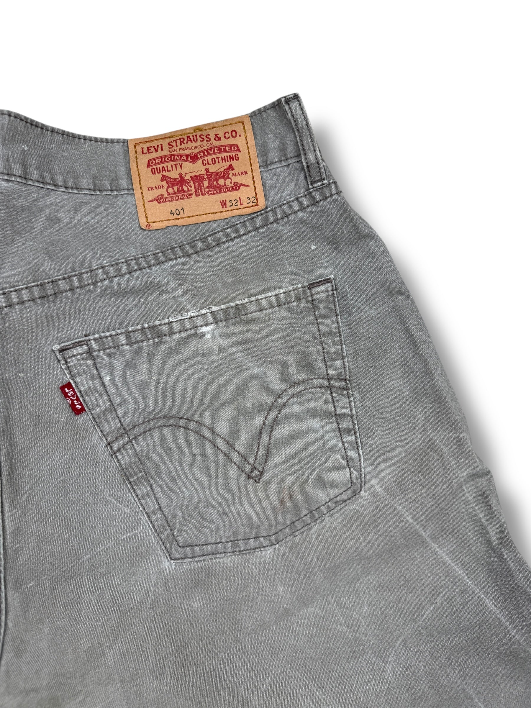 2000s Levi’s Hose Stone Grey Washed | L (W32 L32)