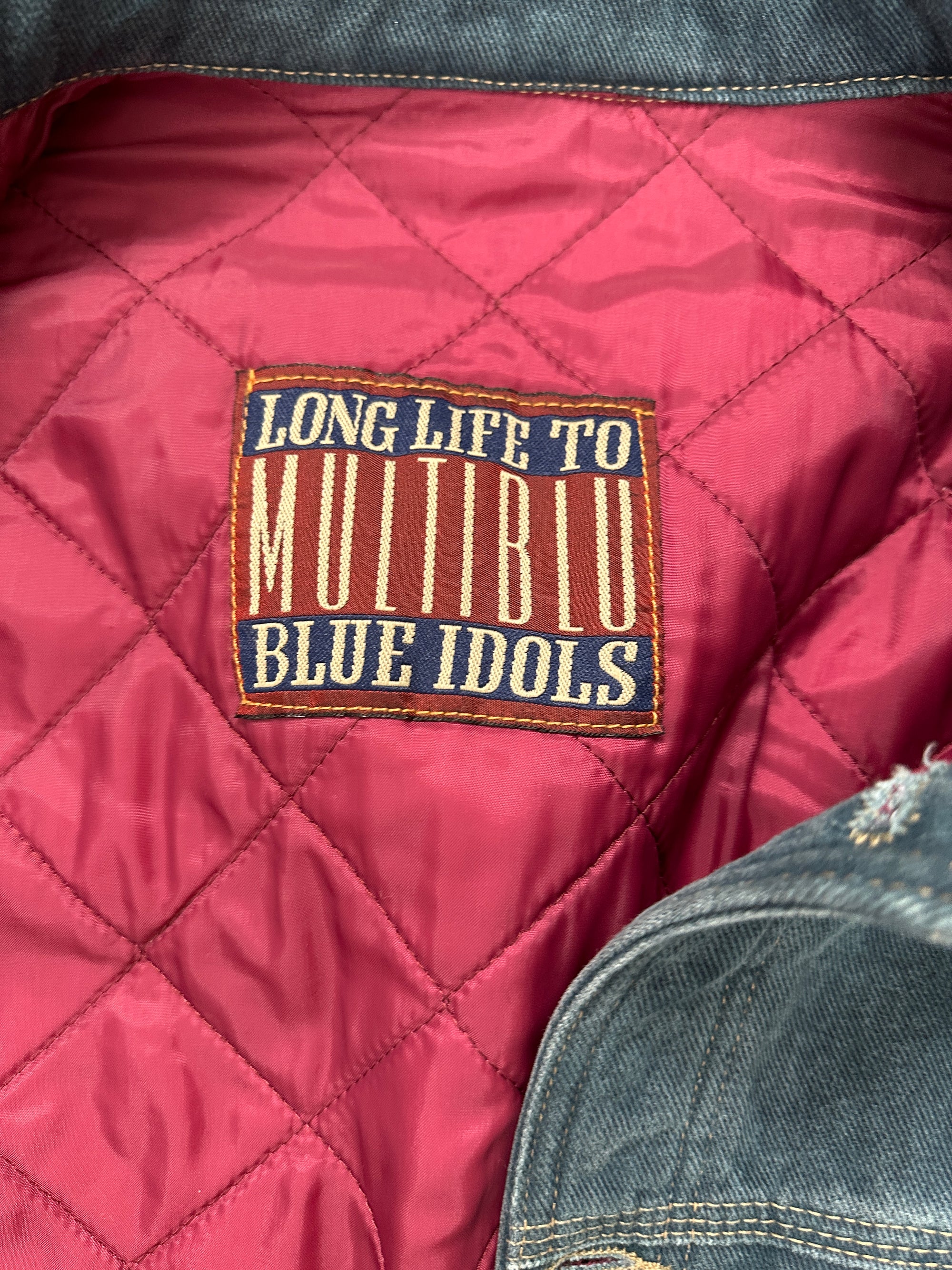 1990s Multiblu Jeans Bomber/ Trucker Workwear Jacke XL
