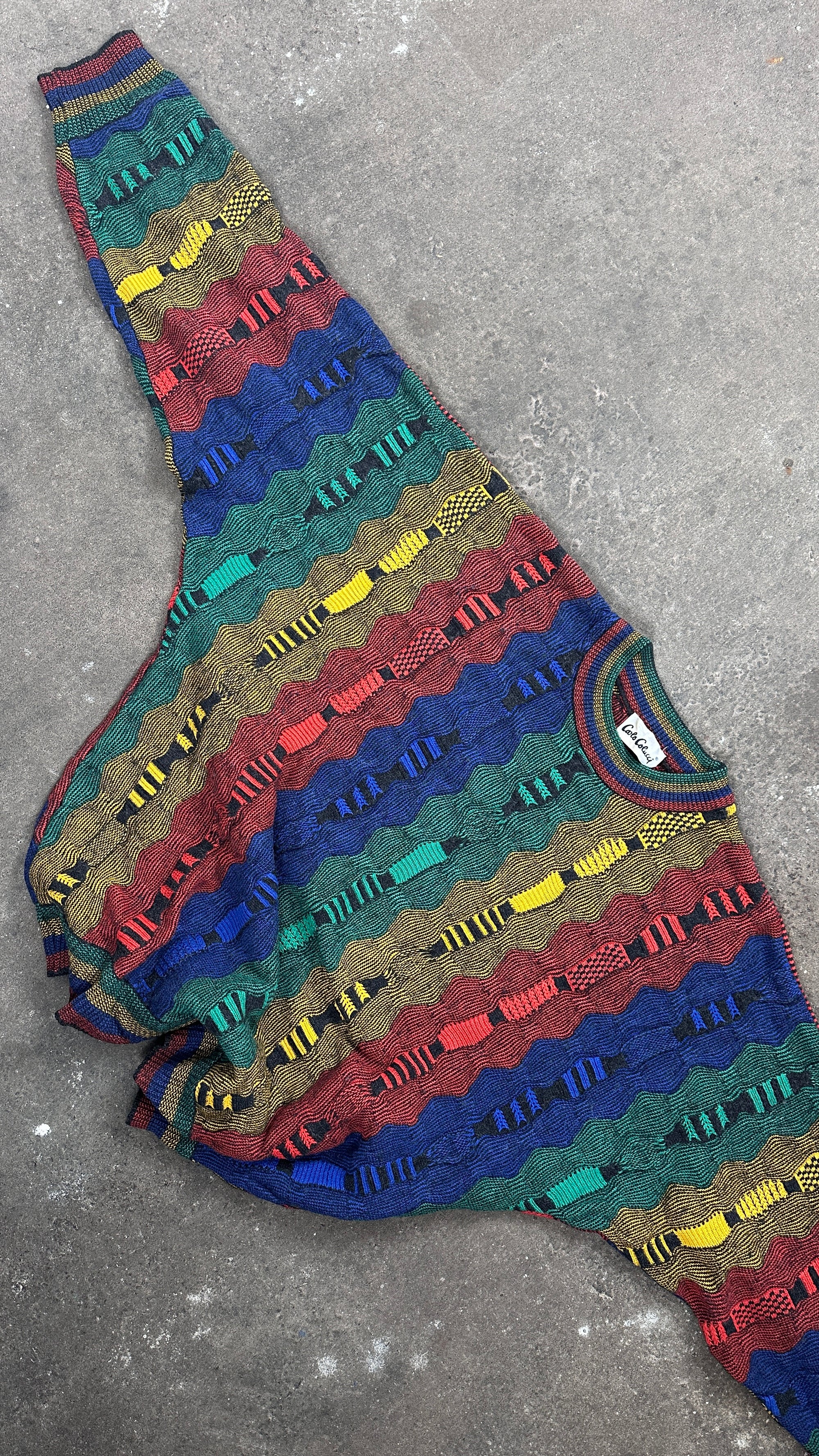 1990s Carlo Colucci boxy Sweater Bunt XL
