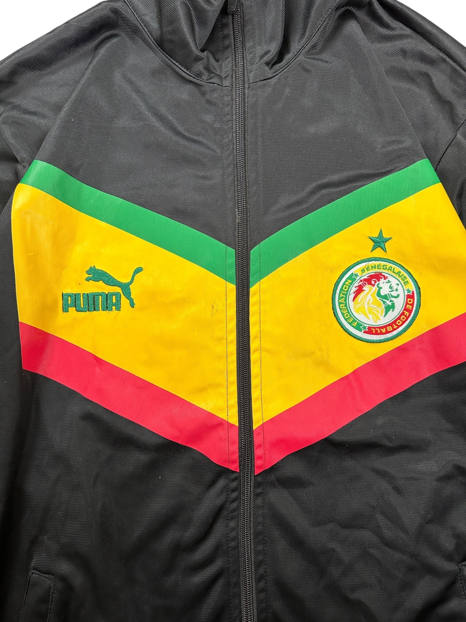 2000s Puma x Senegal Trainingsjacke Schwarz M