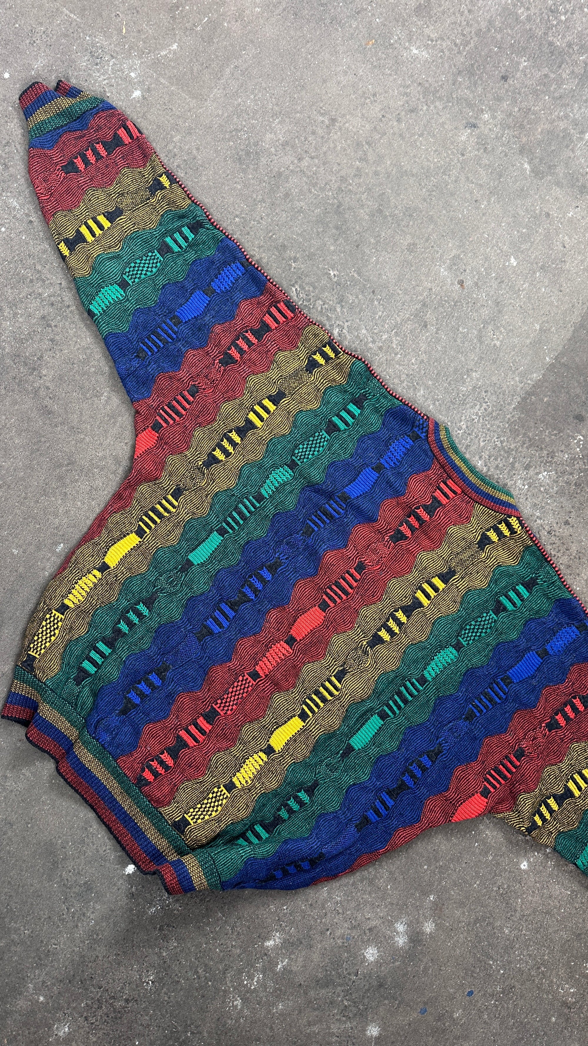1990s Carlo Colucci boxy Sweater Bunt XL