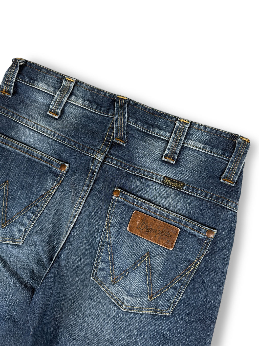 2000s Wrangler Jeans Dunkelblau | S–M