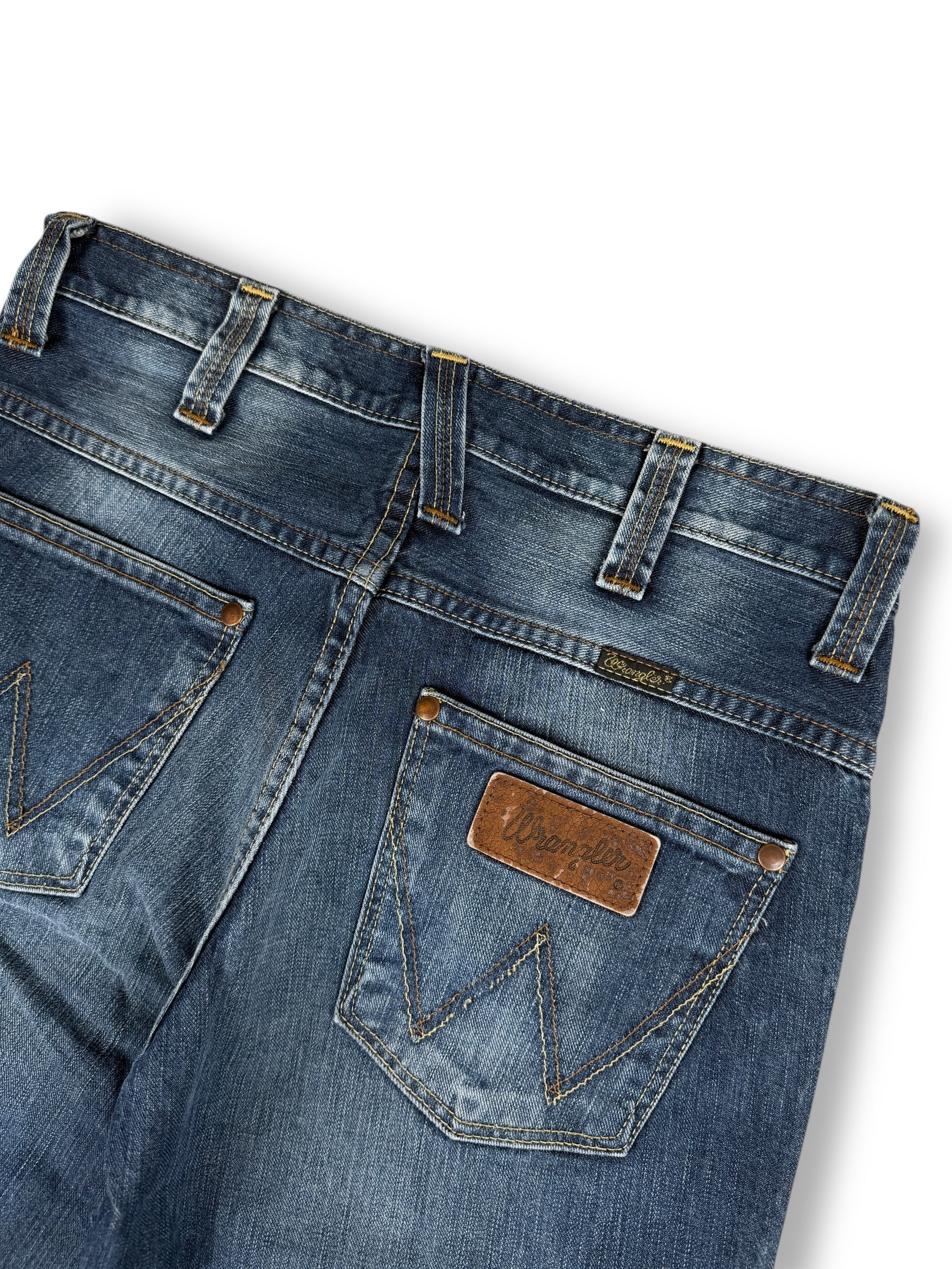 2000s Wrangler Jeans Dunkelblau | S–M