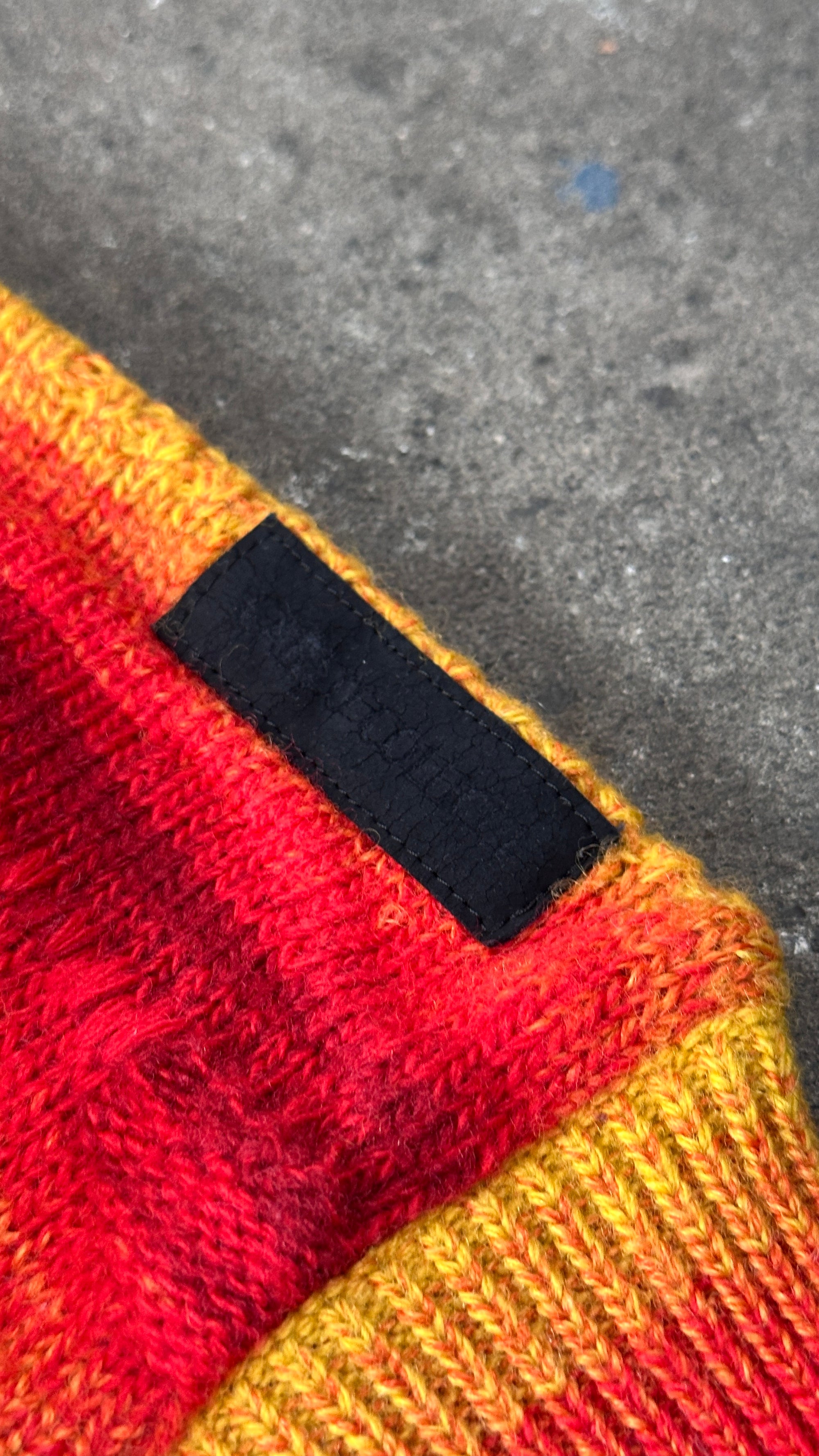 1990s Carlo Colucci Rare Merino Wool „Lava“ Sweater