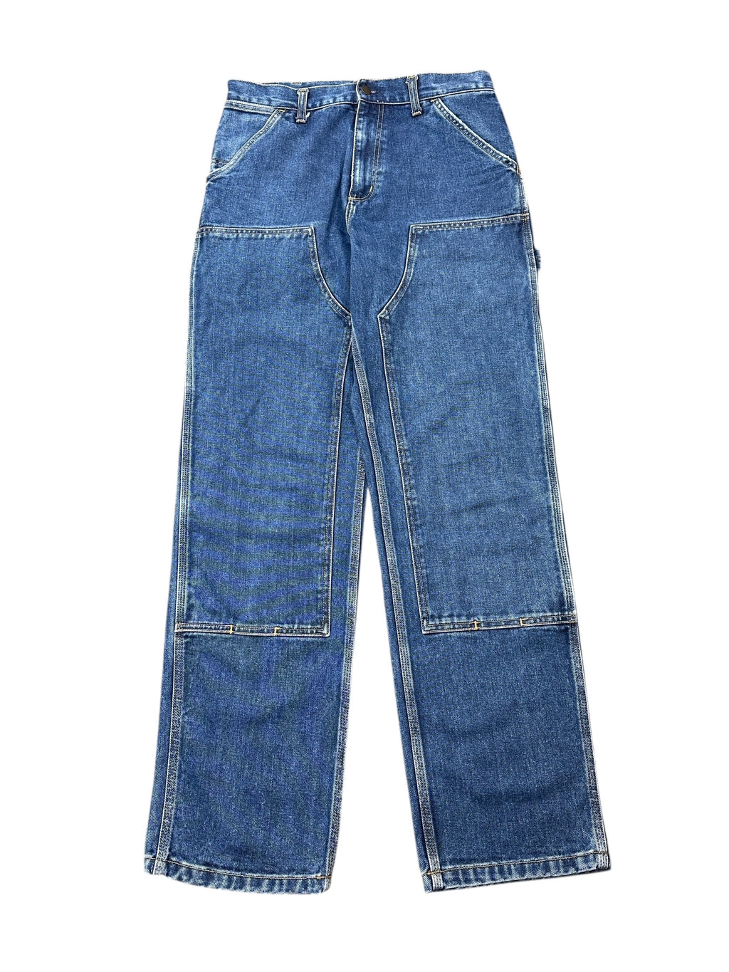 2000s Carhartt Double Knee Dunkelblau Jeane Vintage W30 L32