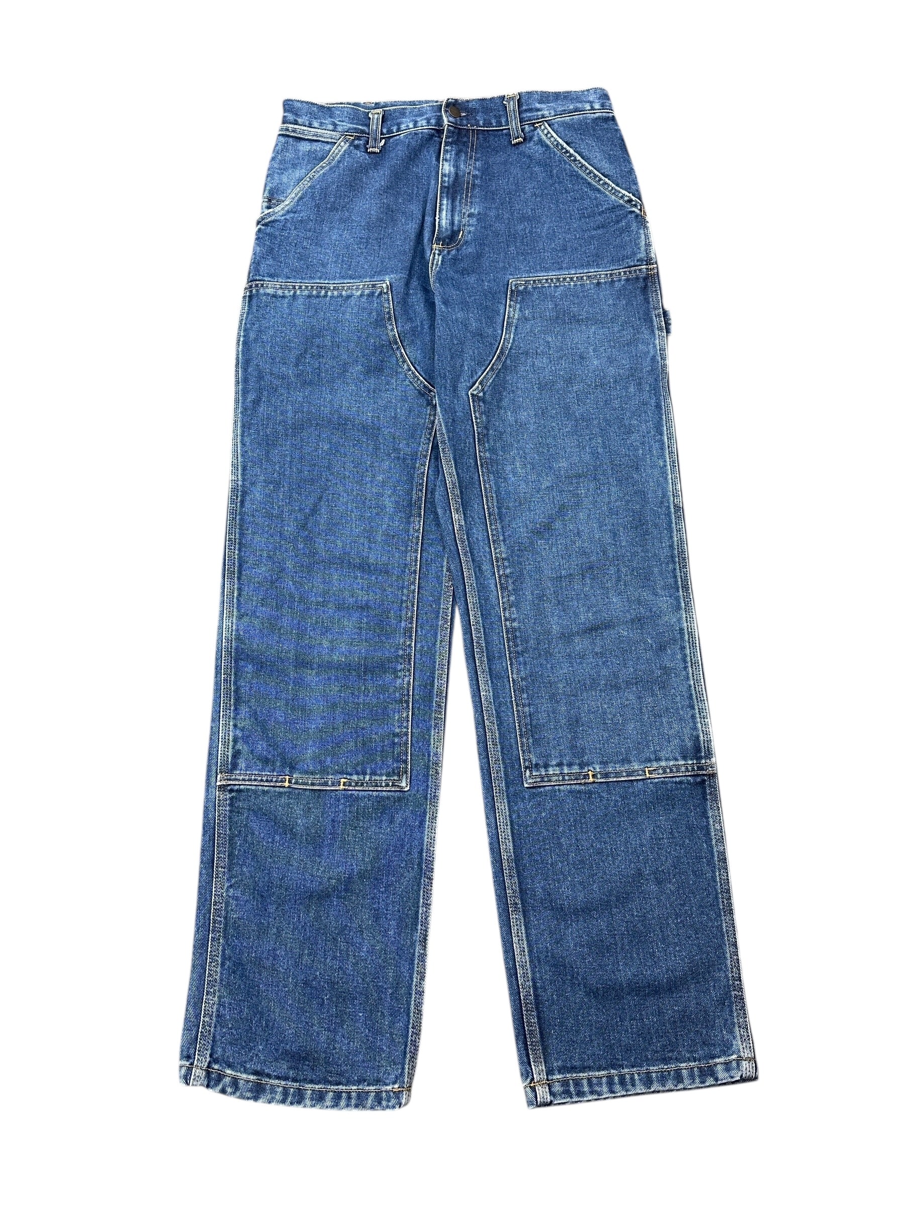2000s Carhartt Double Knee Dunkelblau Jeane Vintage W30 L32