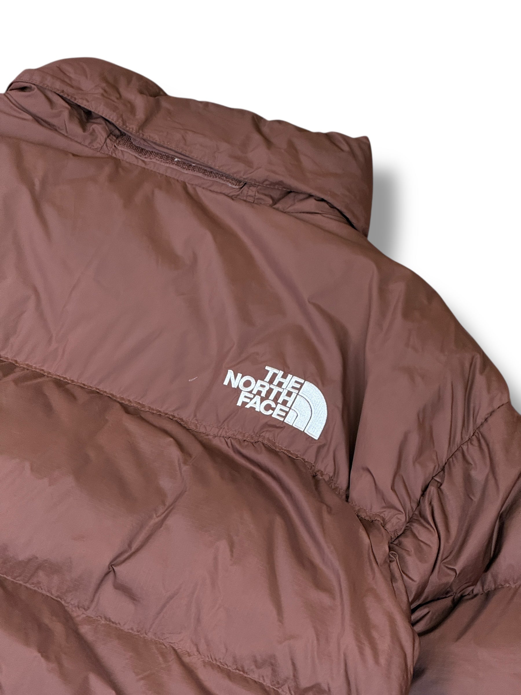 2010s The North Face 700 Nuptse Daunenjacke Braun | XXL