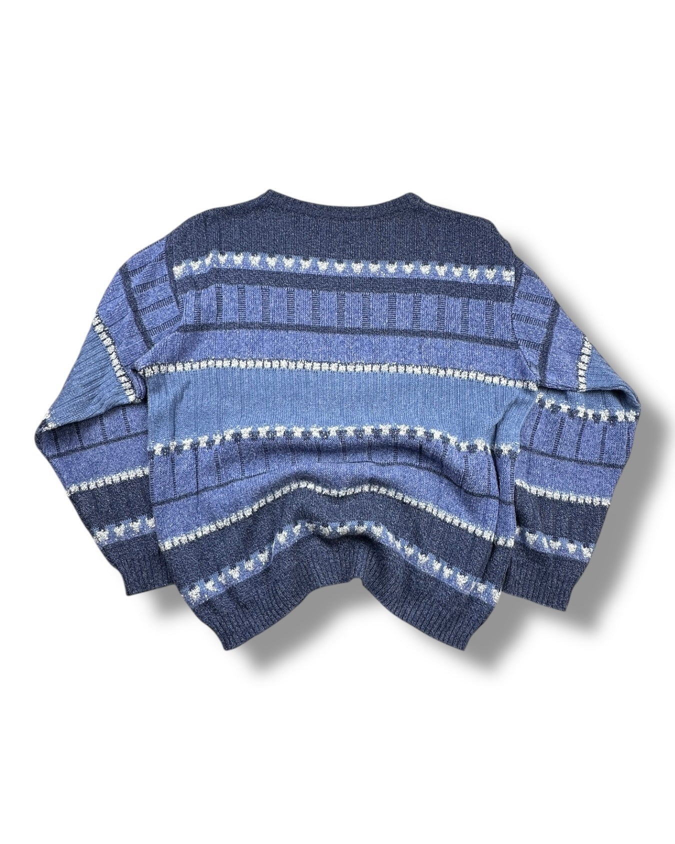 1990s Martini Pull Made in Italy Stricksweater Blau | Vintage L