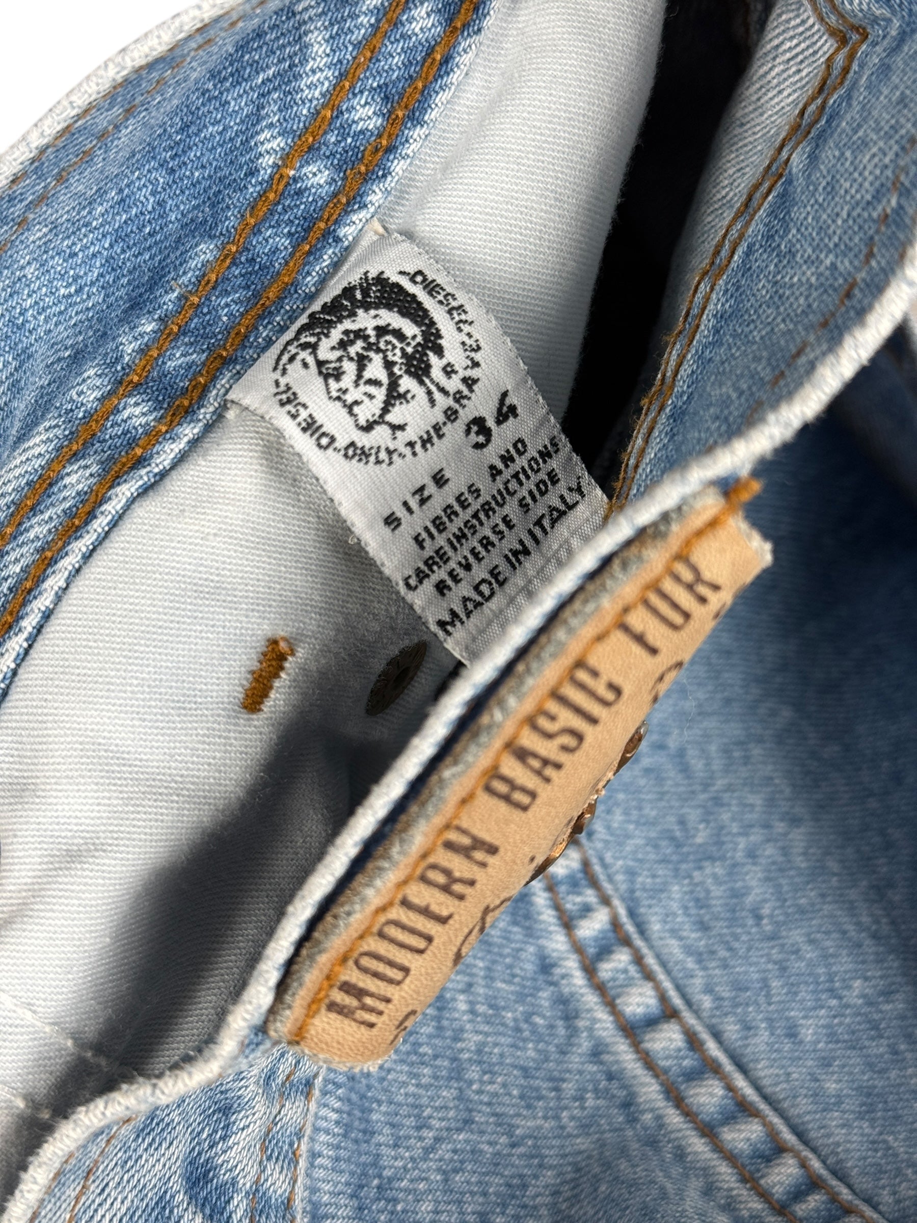 2000s Diesel Saddler Jeans Hellblau | L