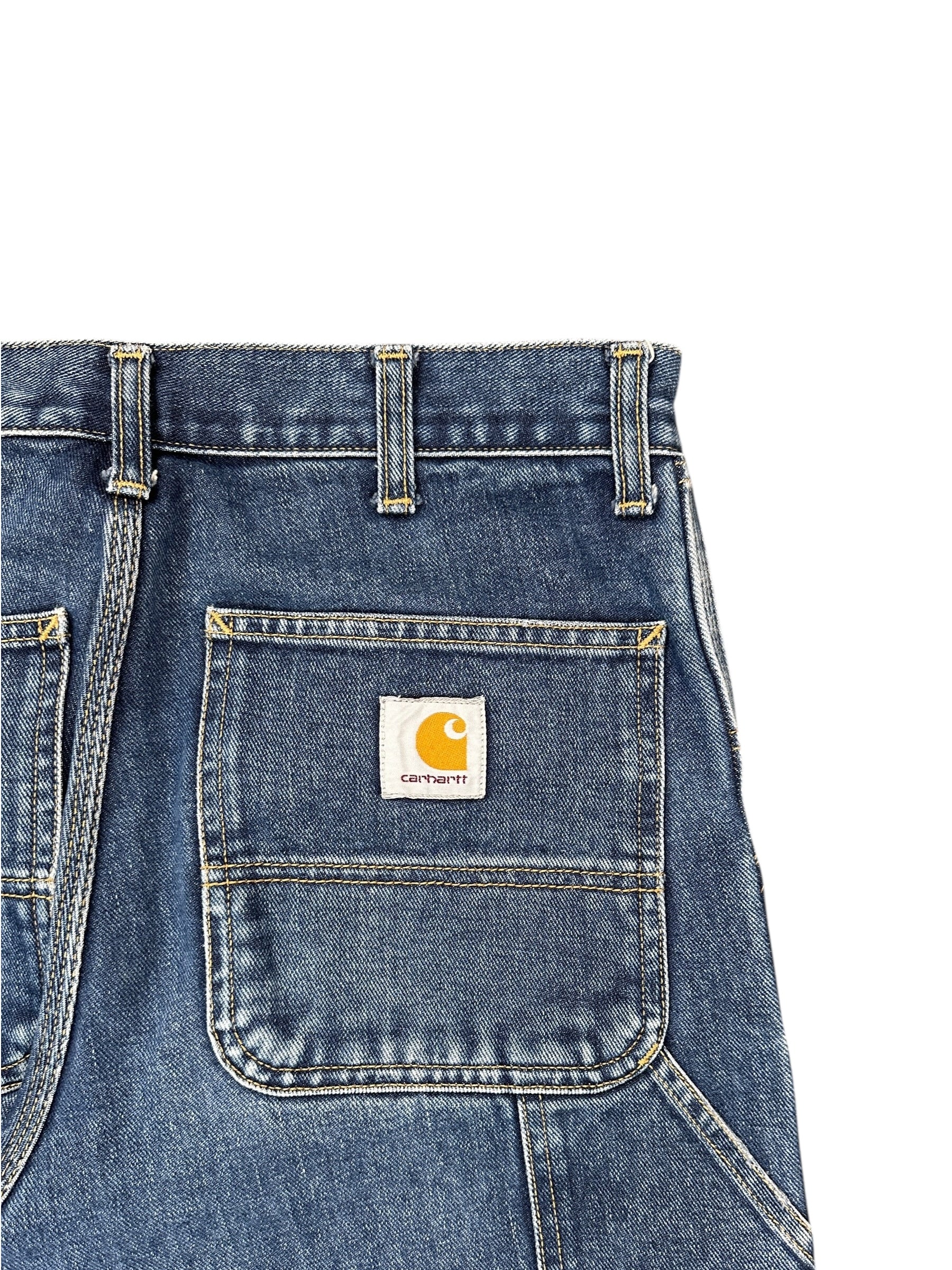 2000s Carhartt Double Knee Dunkelblau Jeane Vintage W30 L32