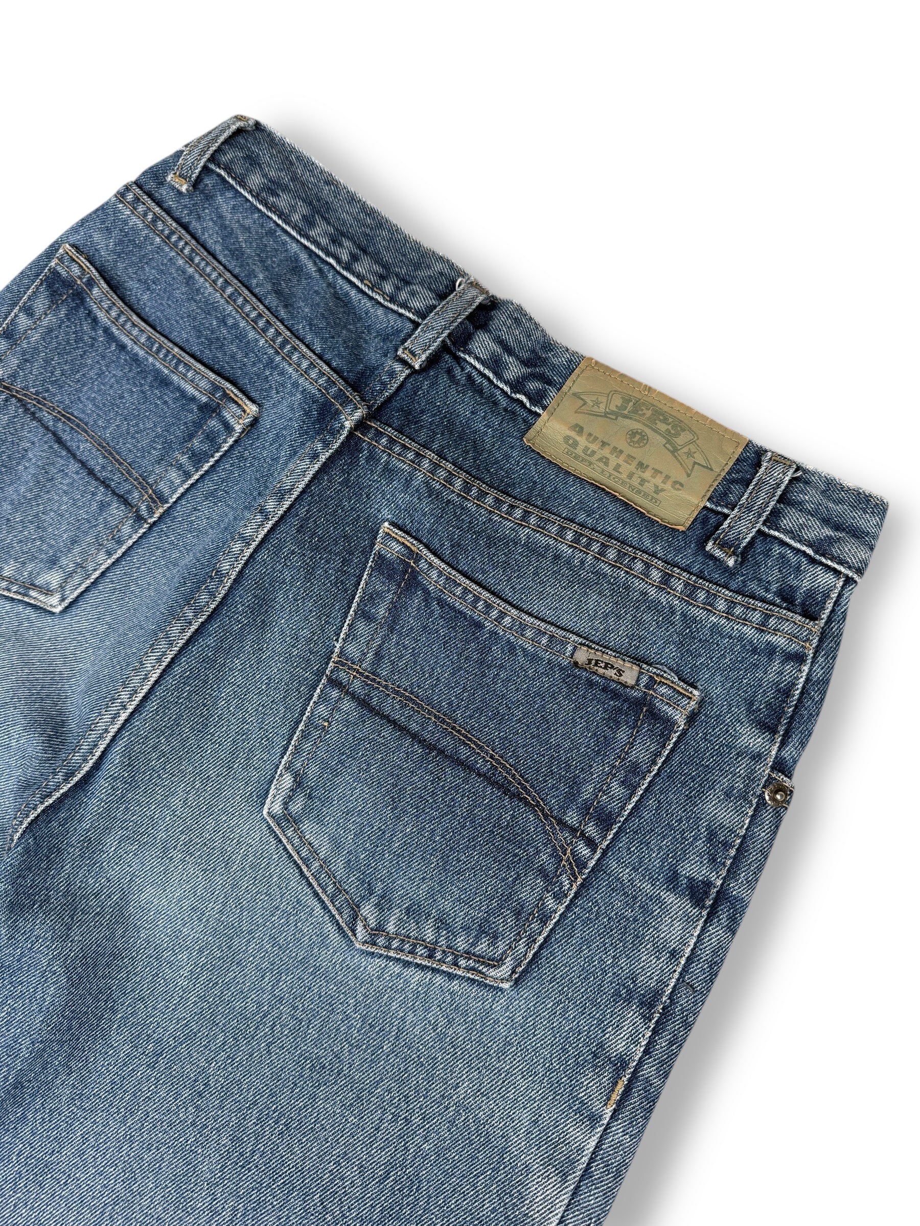 1990s Jeps Blue Denim Jeans | Size S-M (W30 L32) | Vintage