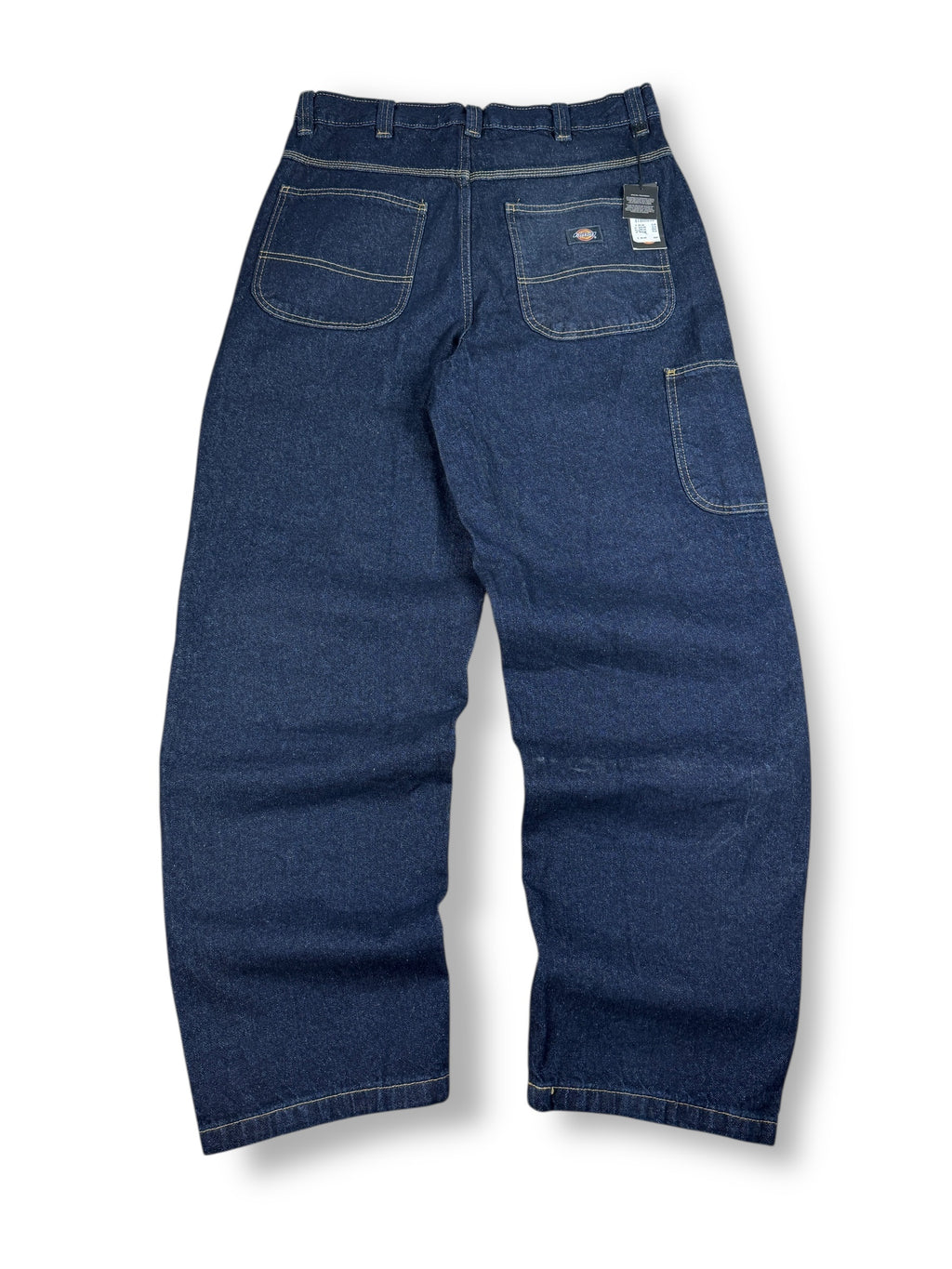 2000s Dickies Utility Front Denim Hose Dunkelblau | L | Neu mit Etikett