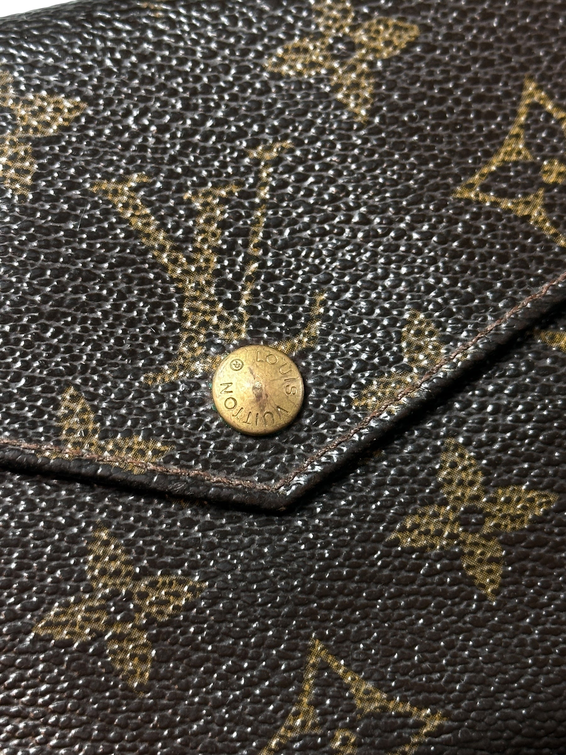 Louis Vuitton Portemonnaie Monogram Canvas Vintage| B71 AN