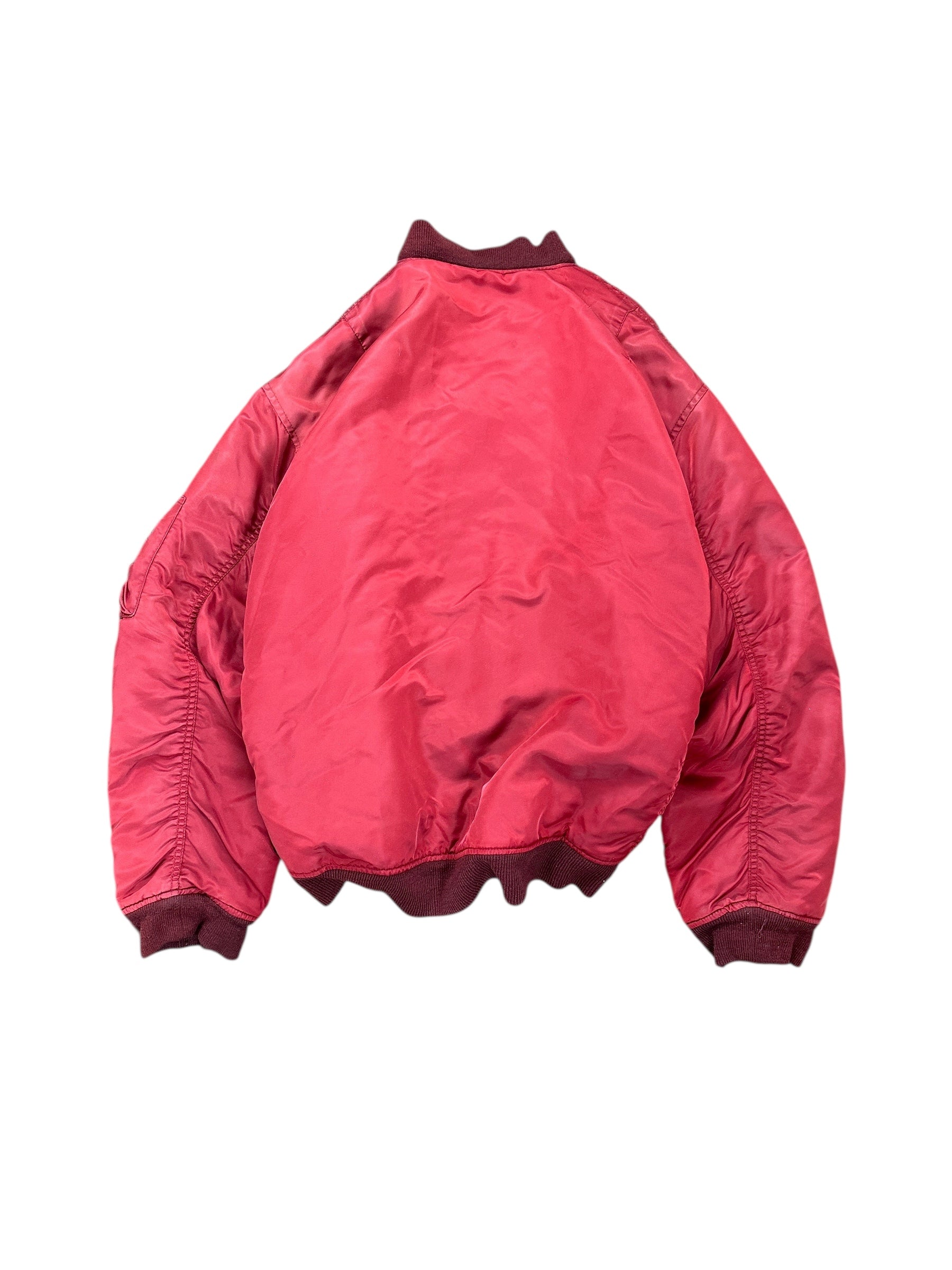 1990s Alpha Bomberjacke Rot M/L