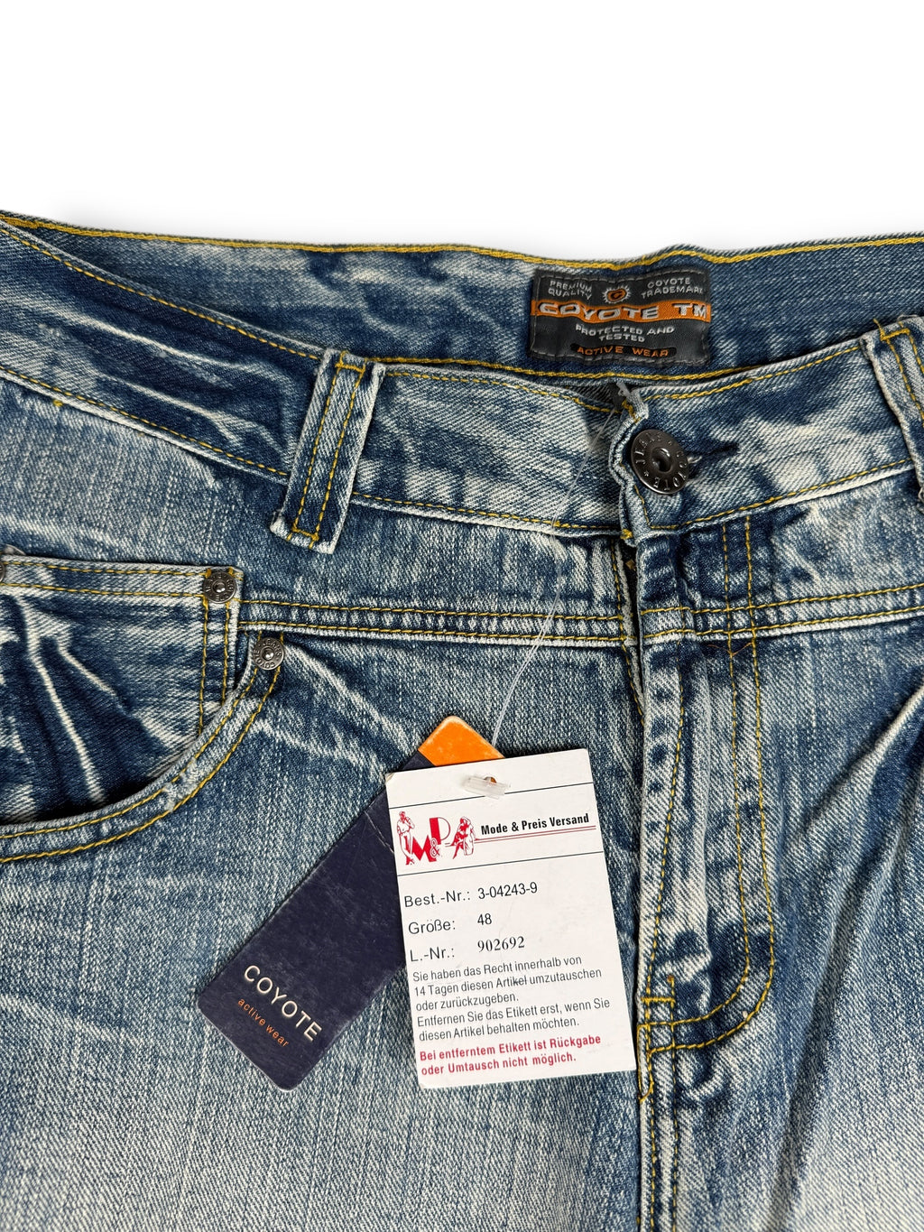 y2k Coyote TM Baggy Jeans Blau | S-M | Deadstock