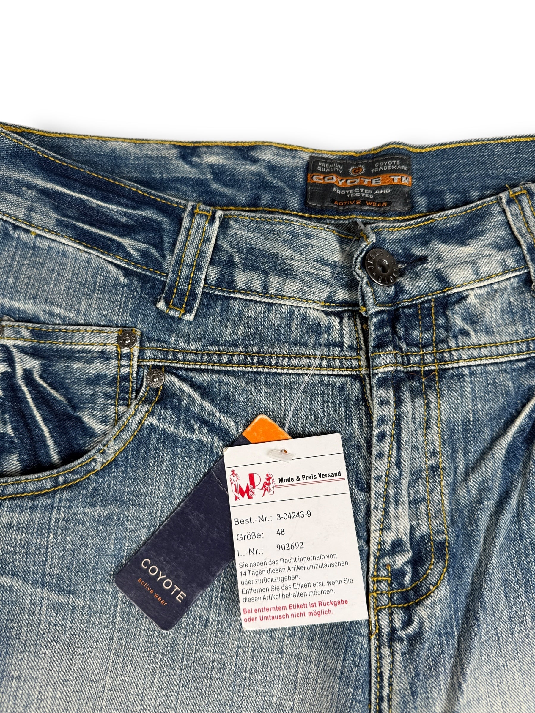 y2k Coyote TM Baggy Jeans Blau | S-M | Deadstock