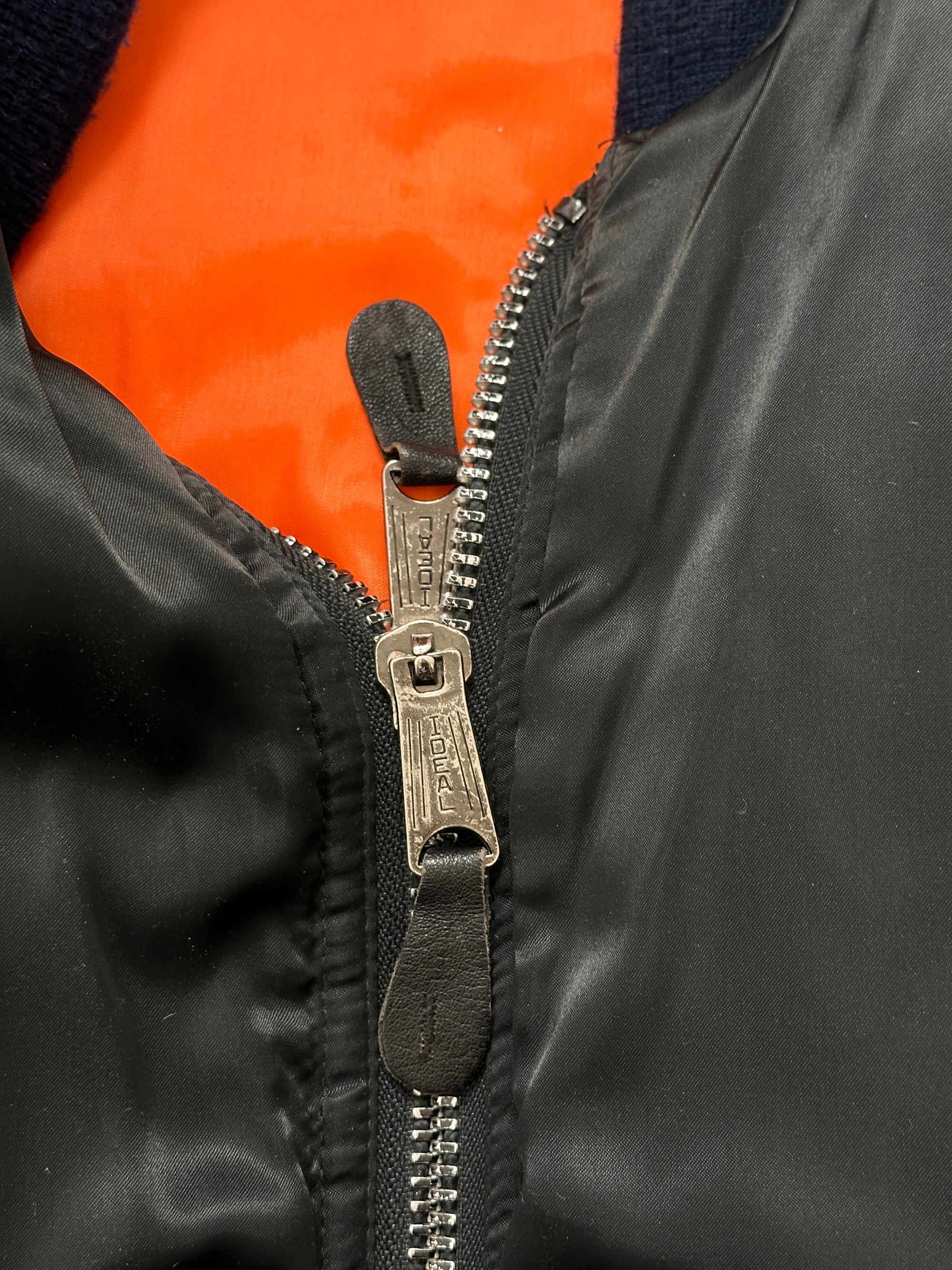 1990s Bomberjacke MA-1 Schwarz M