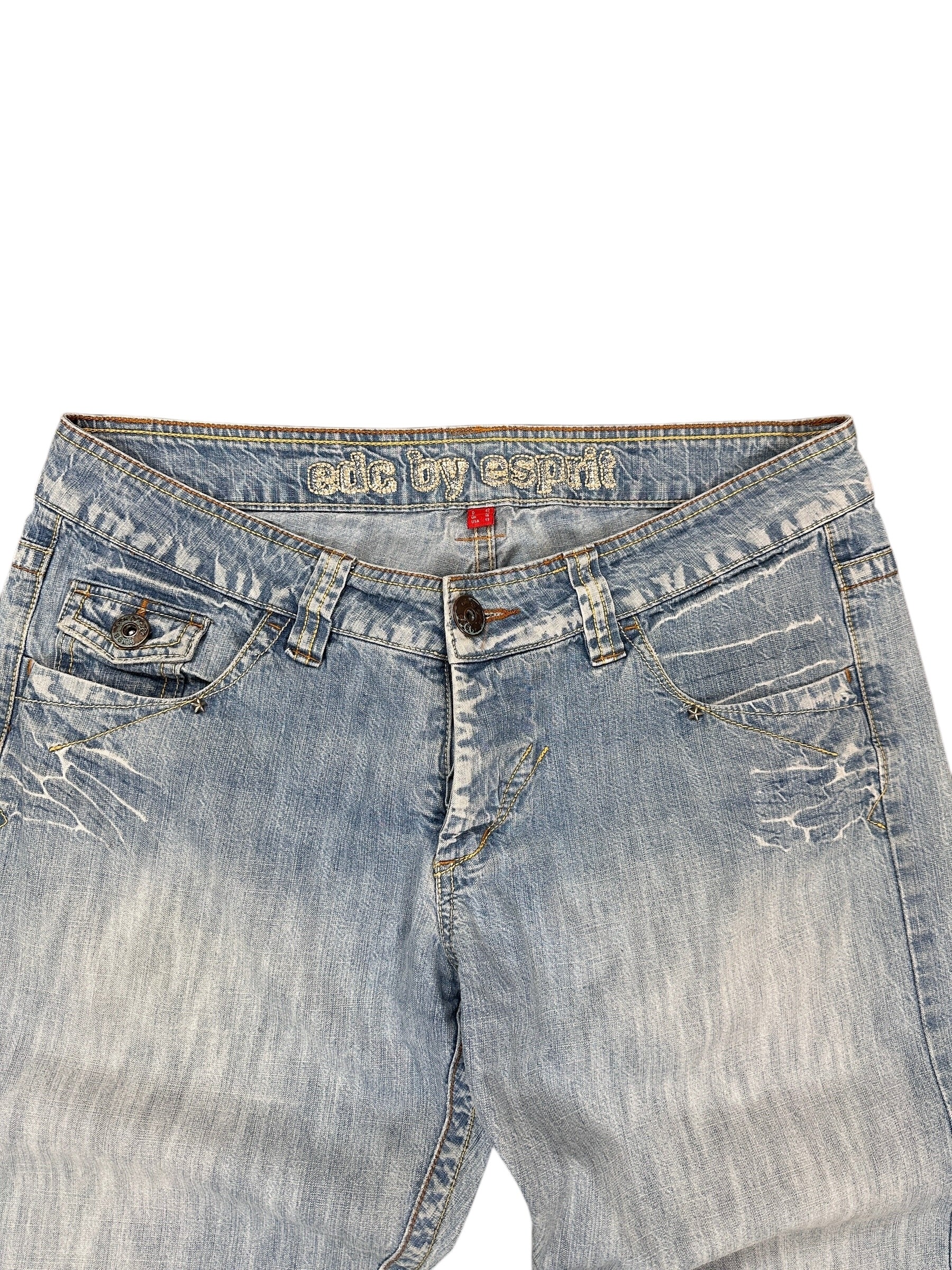 2000s EDC Esprit Vintage baggy Jeans Hellblau Low waist W33 L34