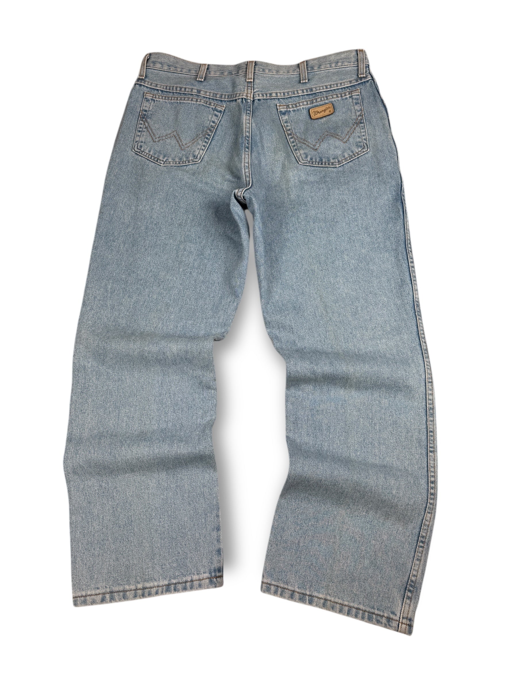 2010s Wrangler Idaho Jeans Hellblau | XL