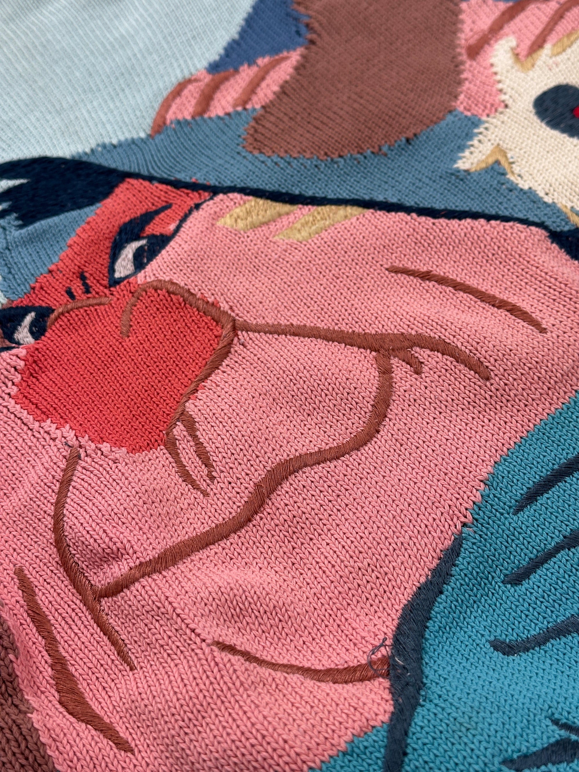 1990 Iceberg Disney Sweater Türkis L