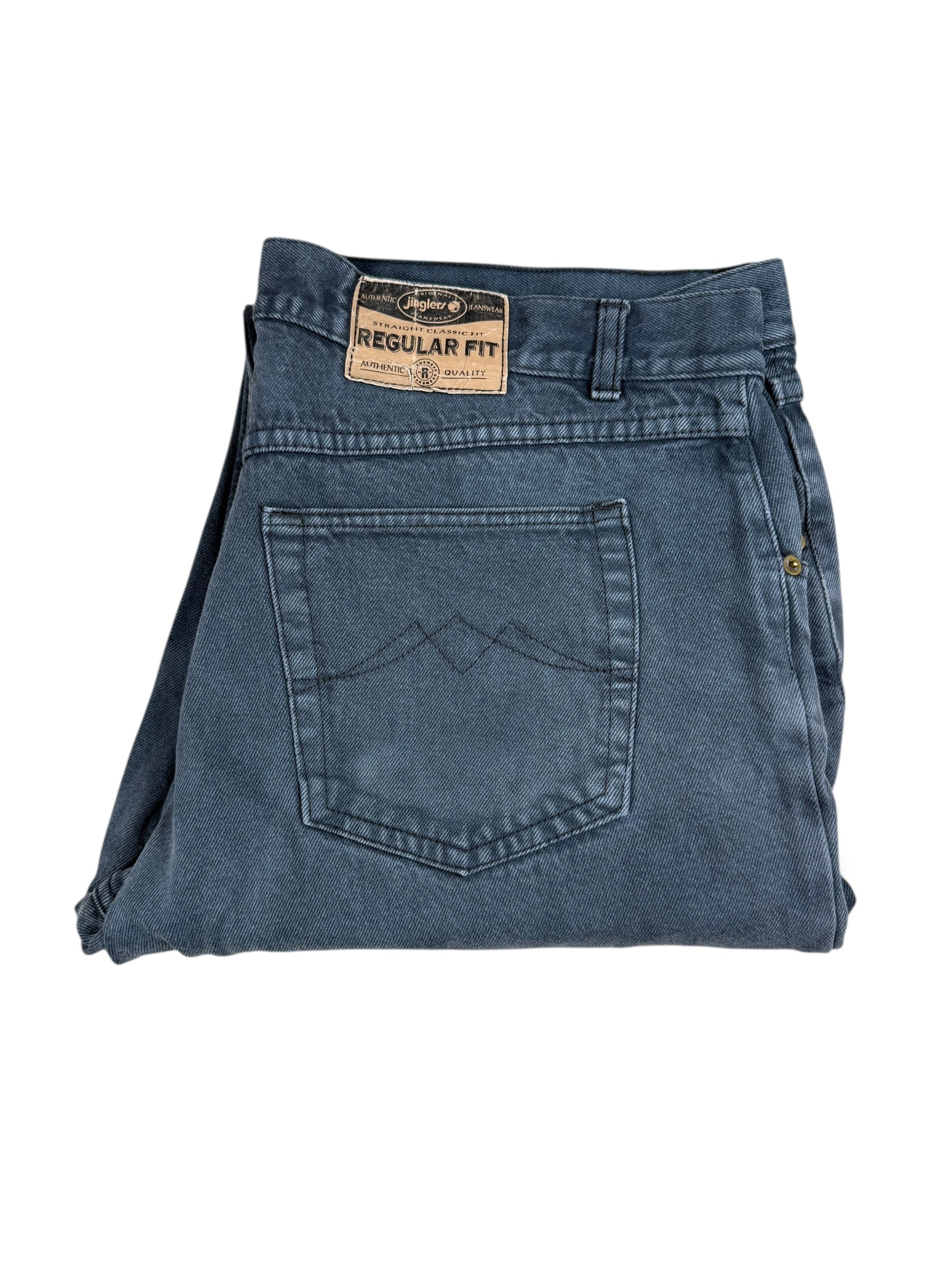 1990s Jinglers Jeans Hellgrau | XL (Kurz)