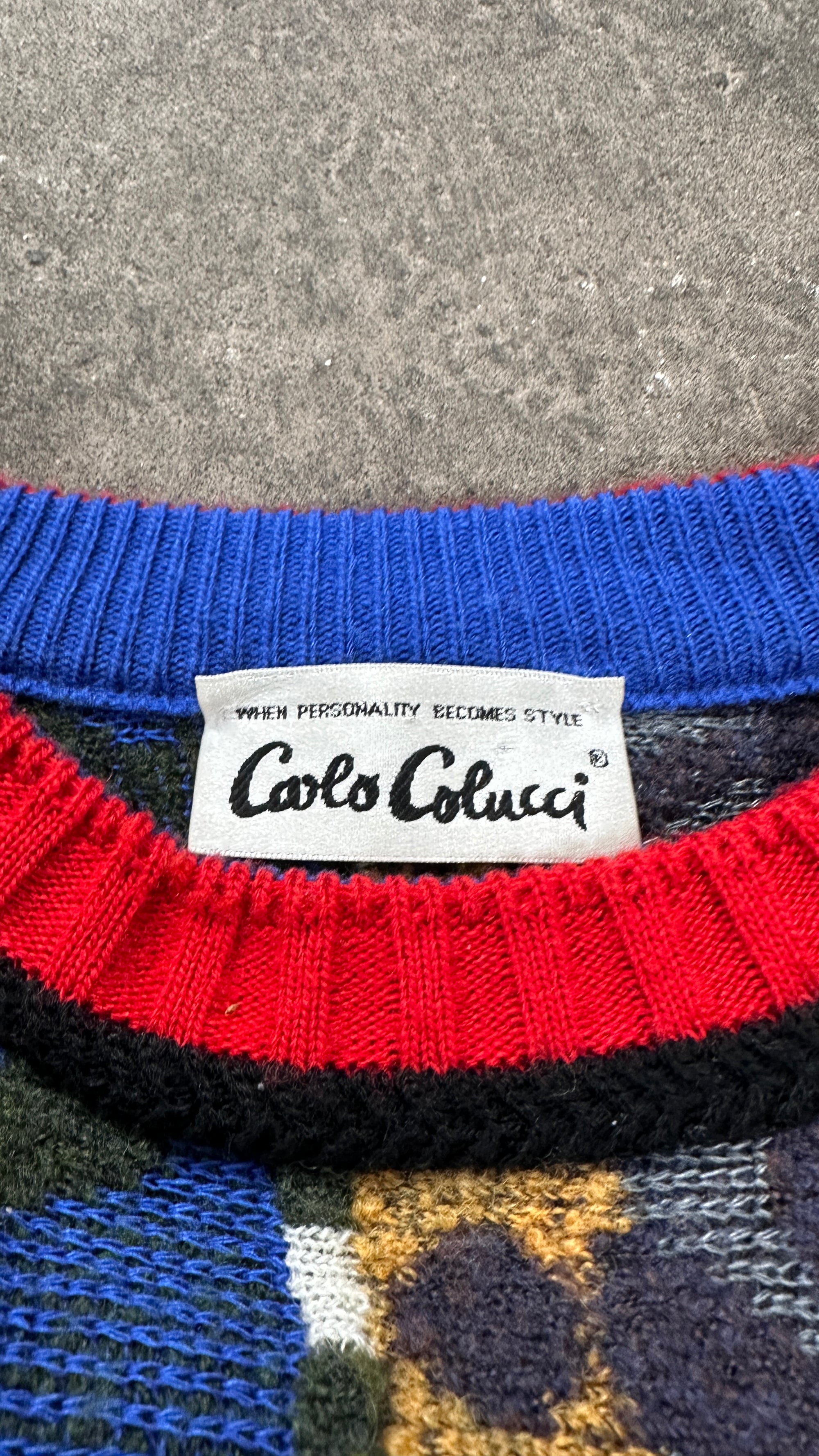 1990s Carlo Colucci bunt flower Made in Germany Sweater XL