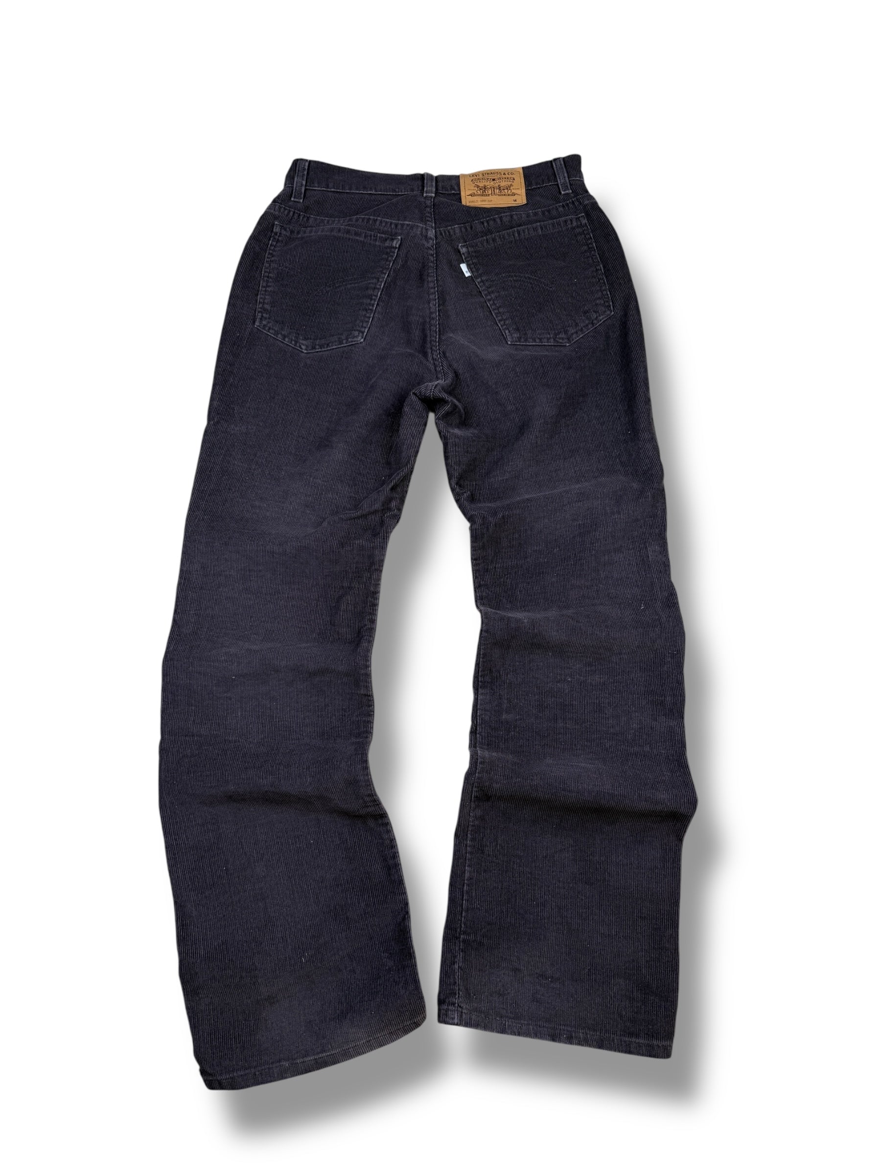 1990s Levi’s 917 Bootcut Hose Dunkelbraun | Größe M W29
