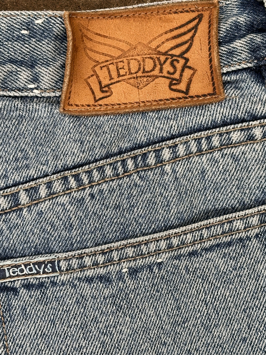 1980s Teddy‘s vintage Jeansshorts Blau W29