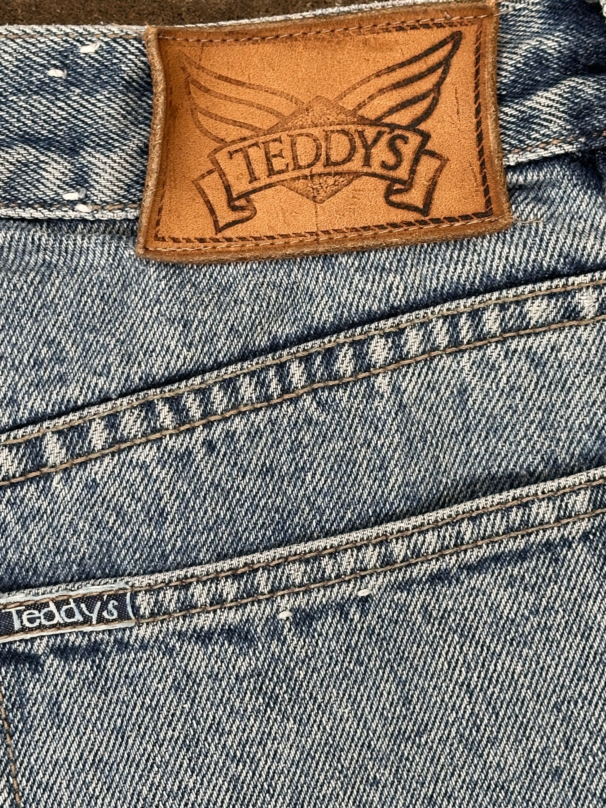1980s Teddy‘s vintage Jeansshorts Blau W29