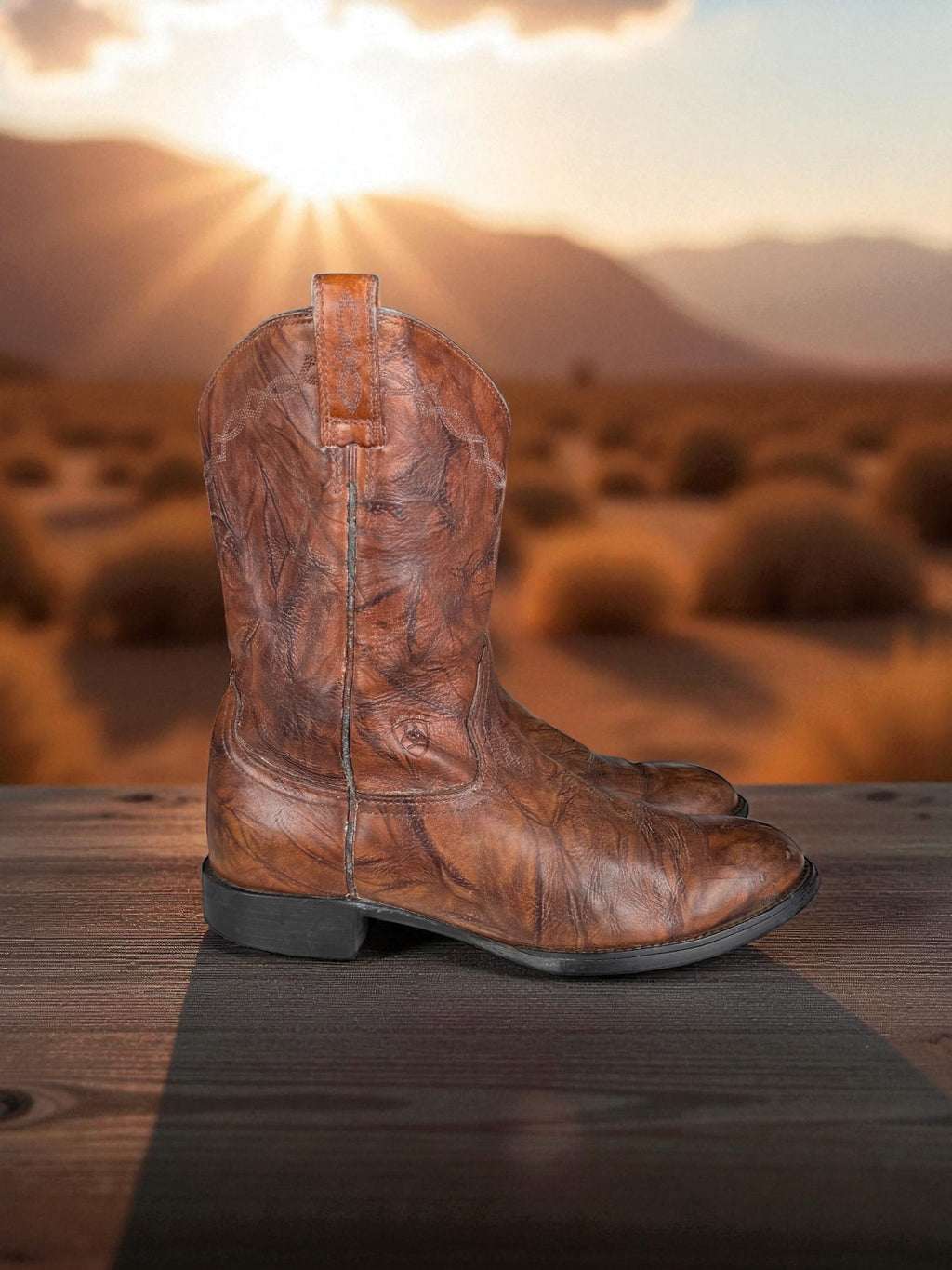 Ariat Cowboy Boots Braun Leder | US 12 (EU 45.5–46)