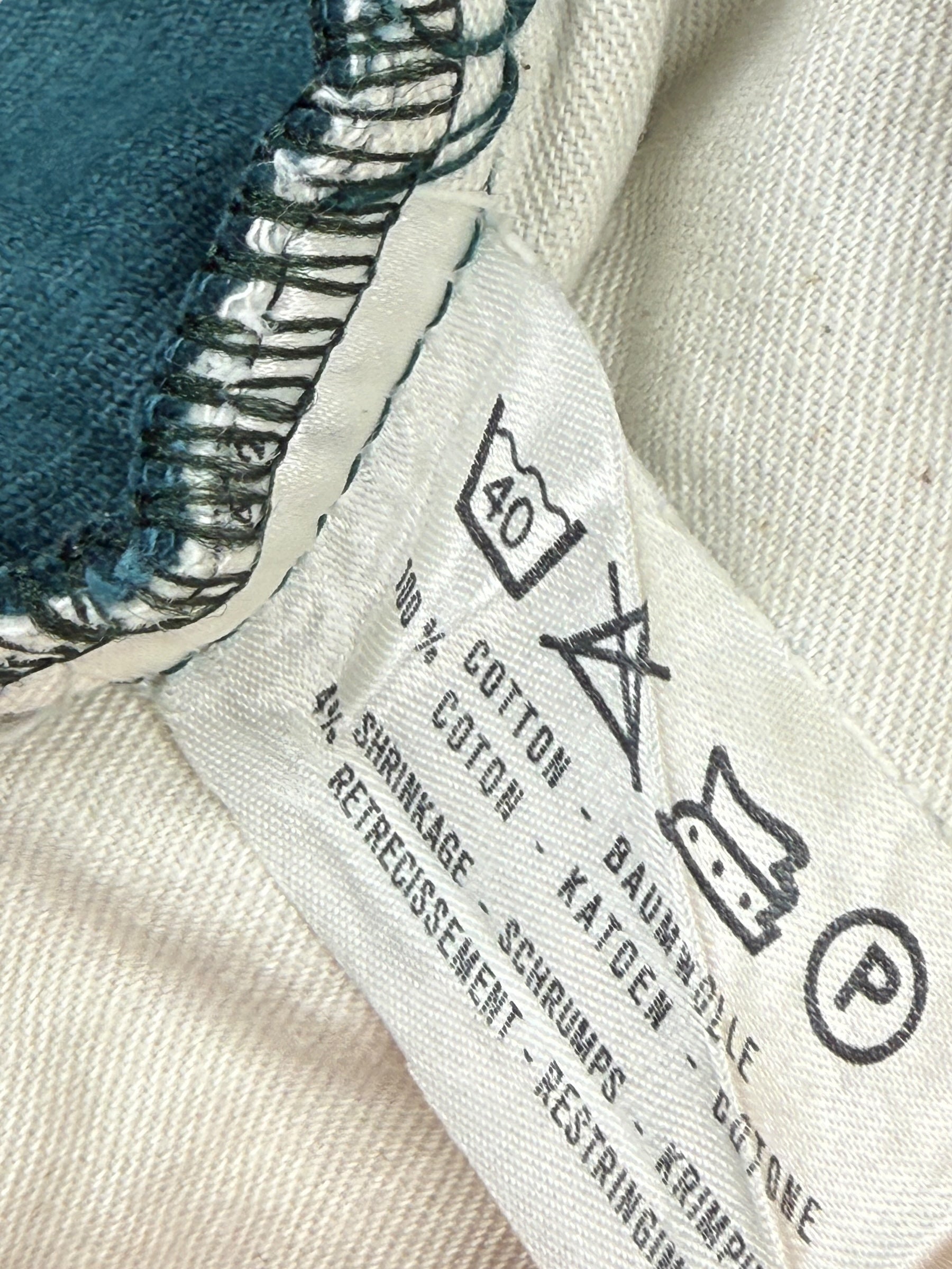 1970s Levi’s Cordhose Big E Silver Tab | Dark Teal | S 36 W27