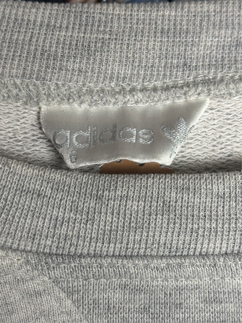 1980s Adidas „colors of sports“ Sweater Grau L