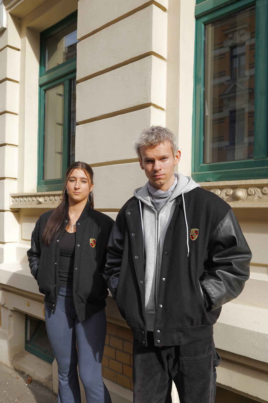 Rare! 1990s Porsche USA Original Bomberjacke/ Collegejacke XL