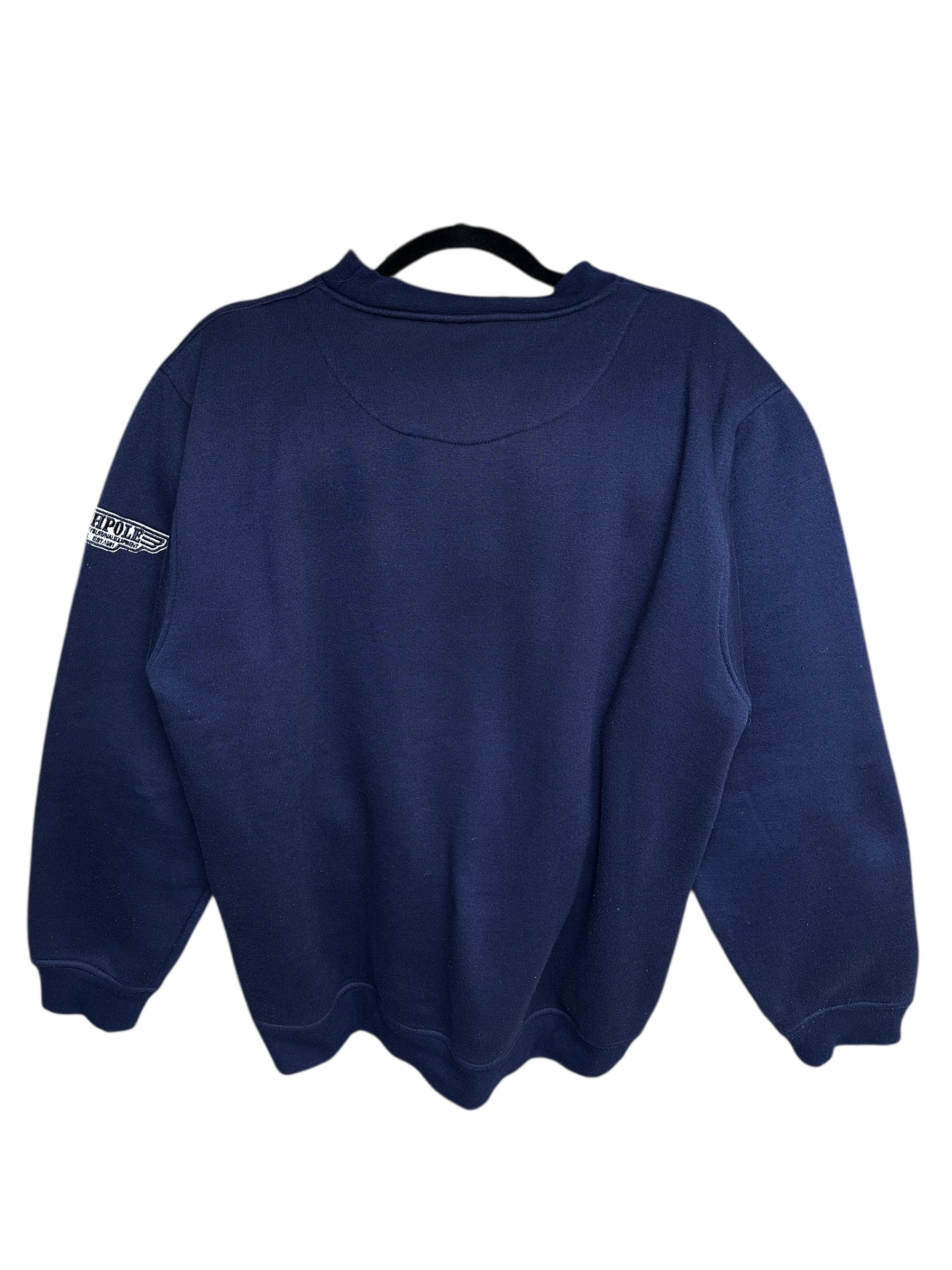 1990s Southpole embroidered heavy sweater spellout L