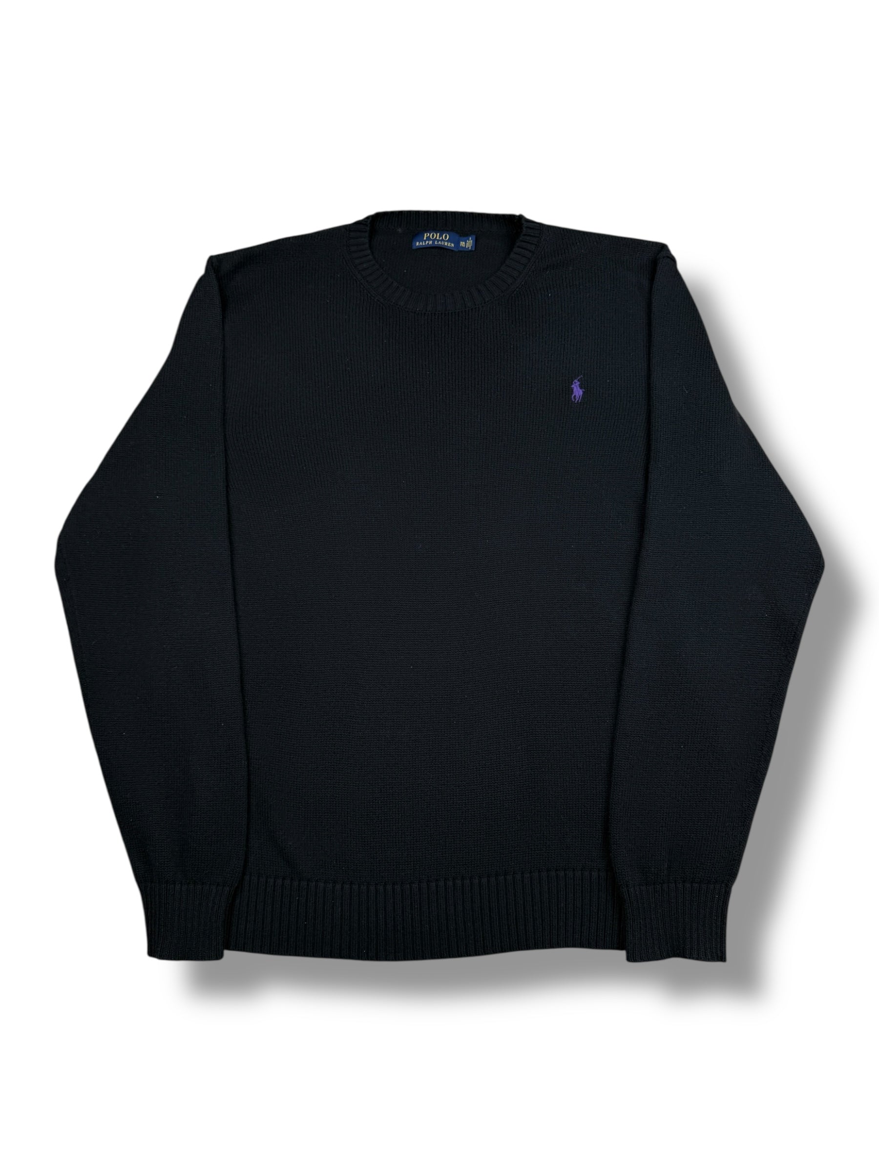 2010s Ralph Lauren Sweatshirt Schwarz Lila | XXL