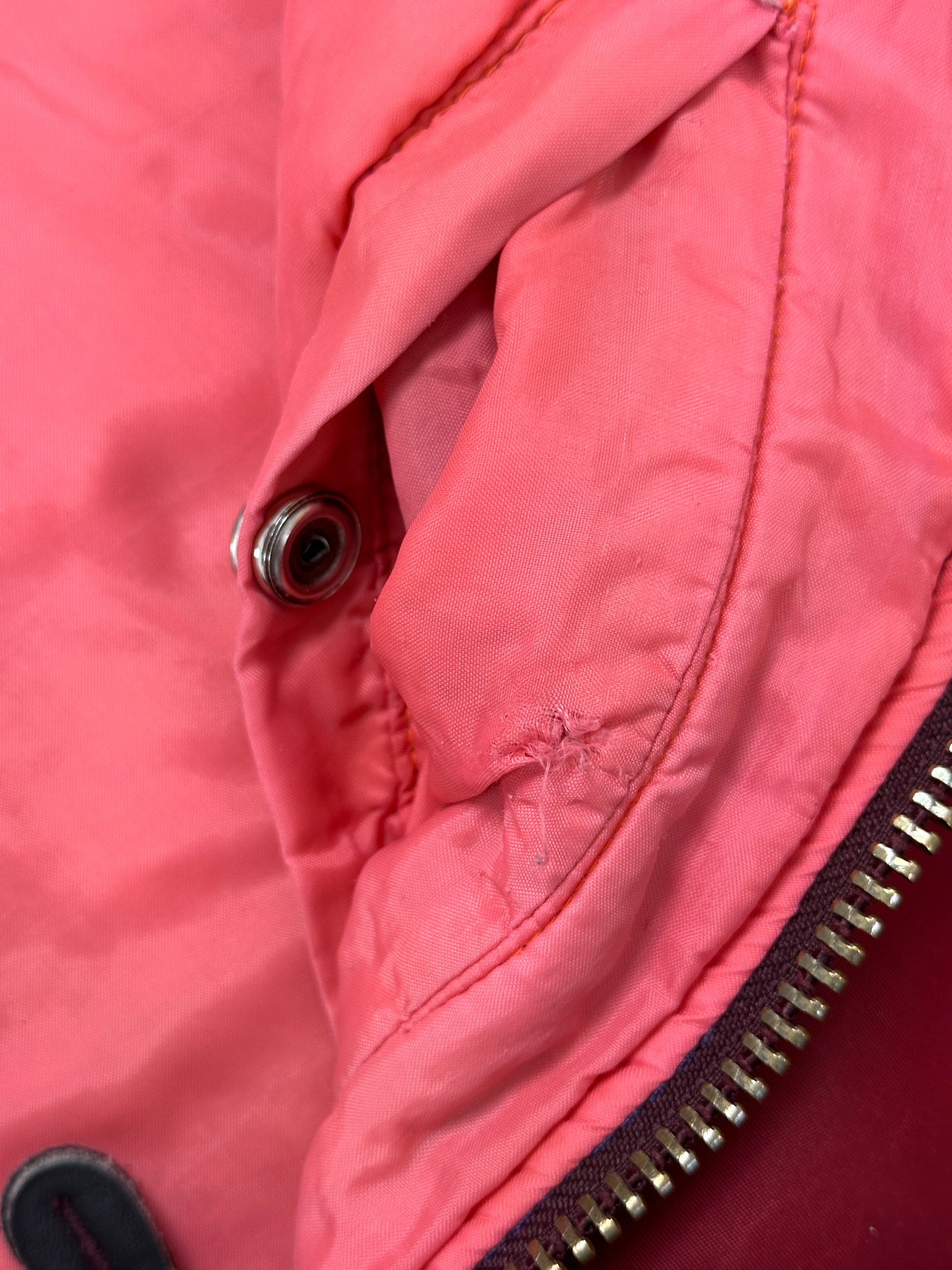 1990s Alpha Bomberjacke Rot M/L