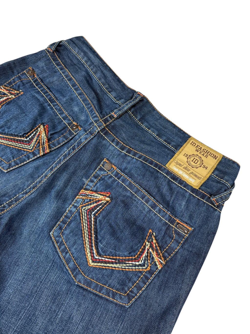 2000s True Religion Style Jeans Dunkelblau | L Kurz