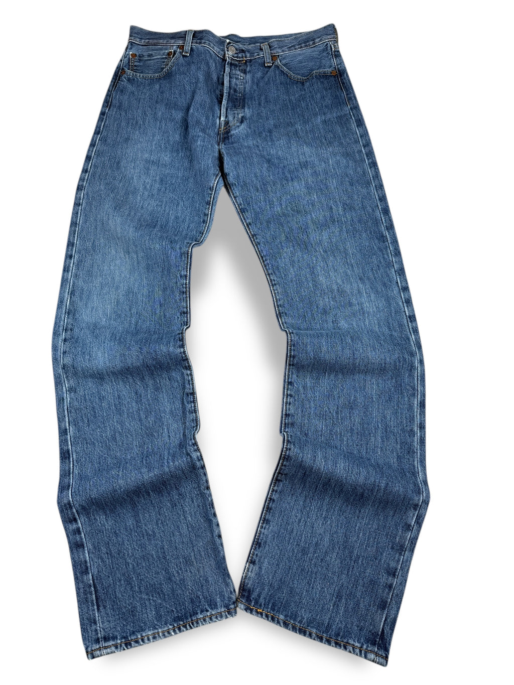 2010s Levi’s 501 Big E Jeans Blau | L (Lang)