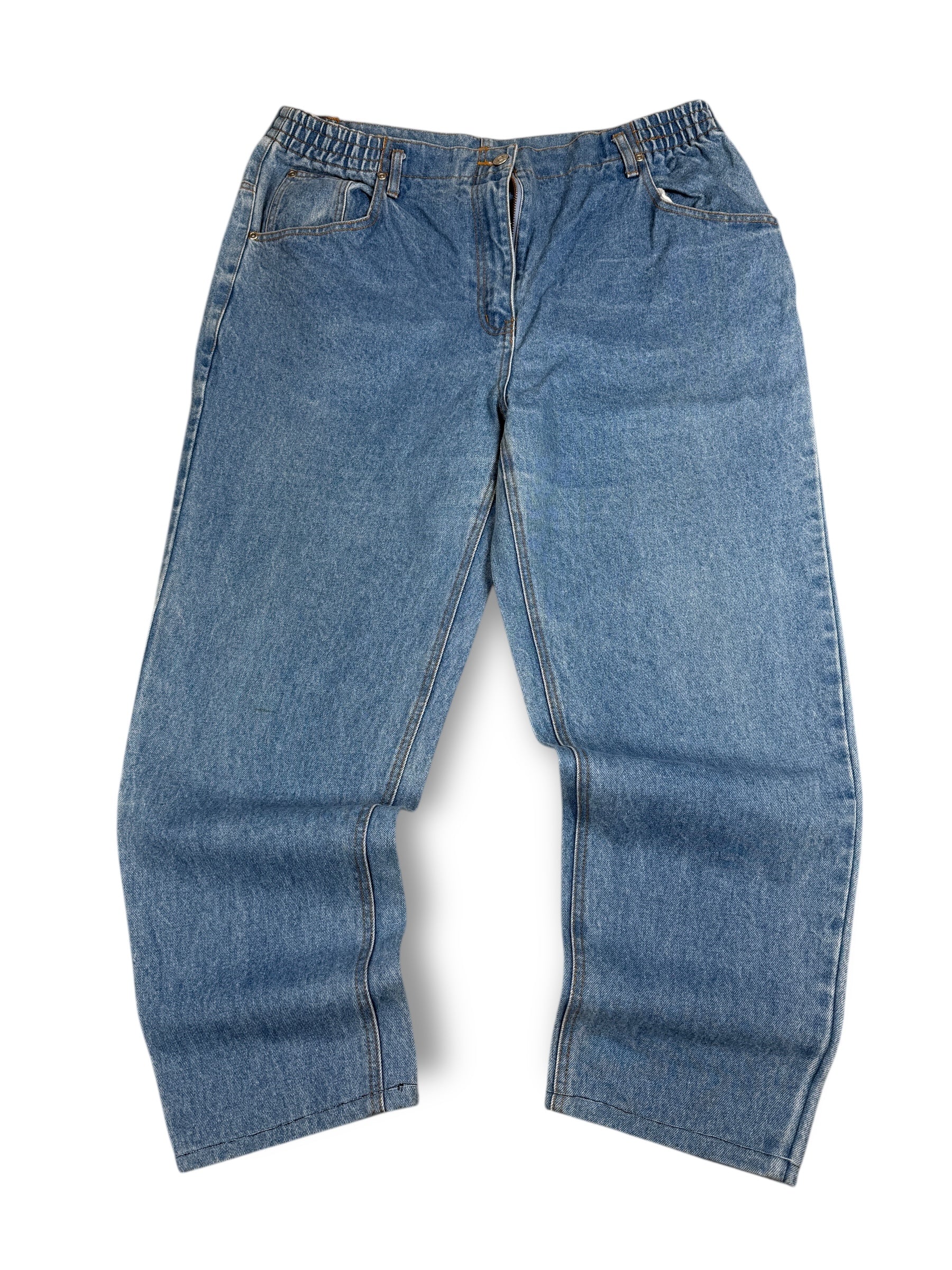 1990s Jeans Barrel Hellblau | M