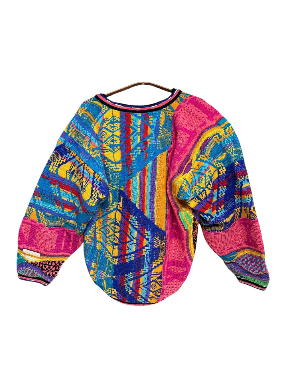 1990s Coogi Australia Sweater Pink Blau M
