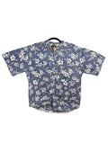 1990s Blumen Sommerhemd M-XL