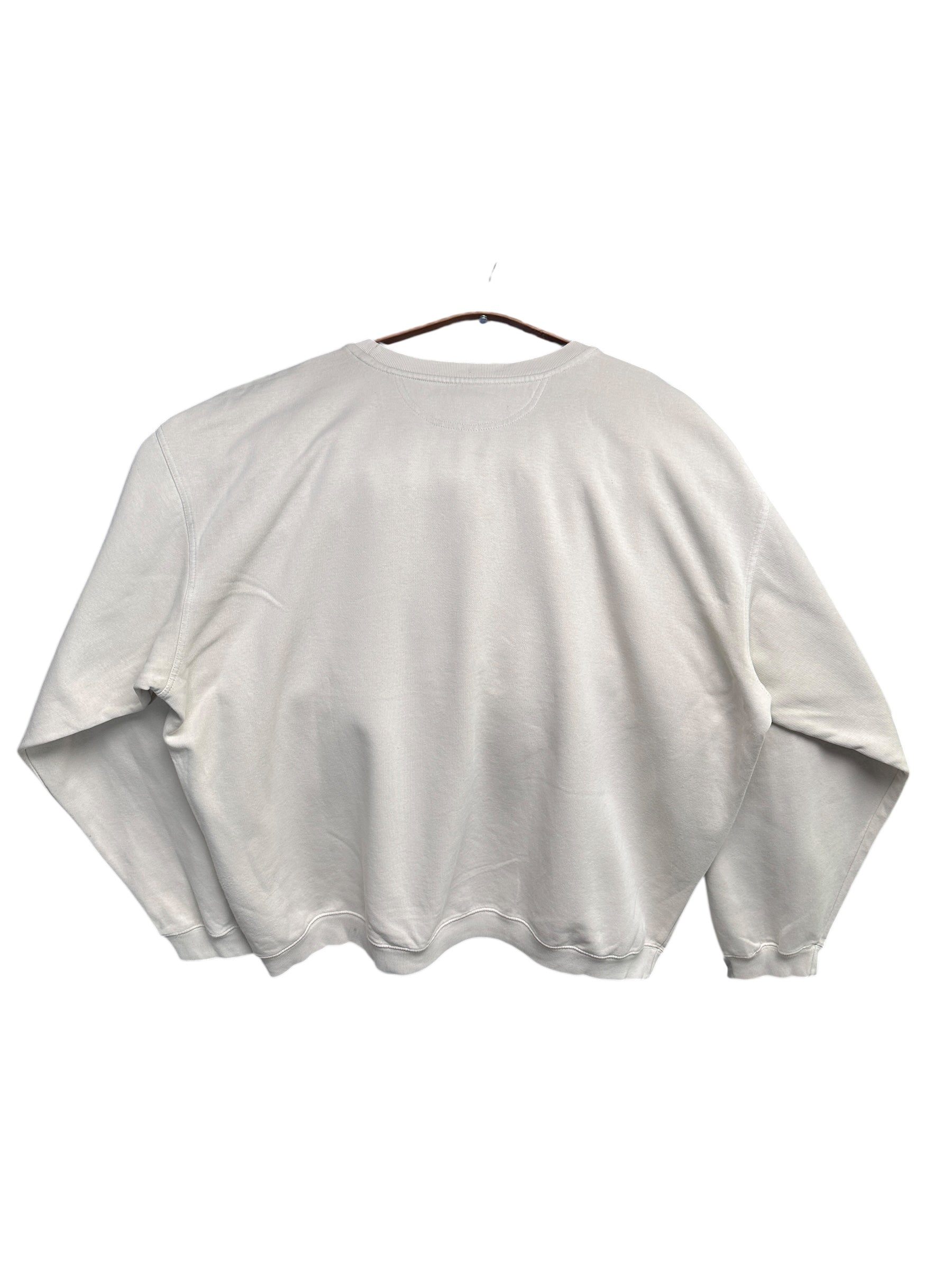 2000s Nike Sweater Beige Baggy XXL