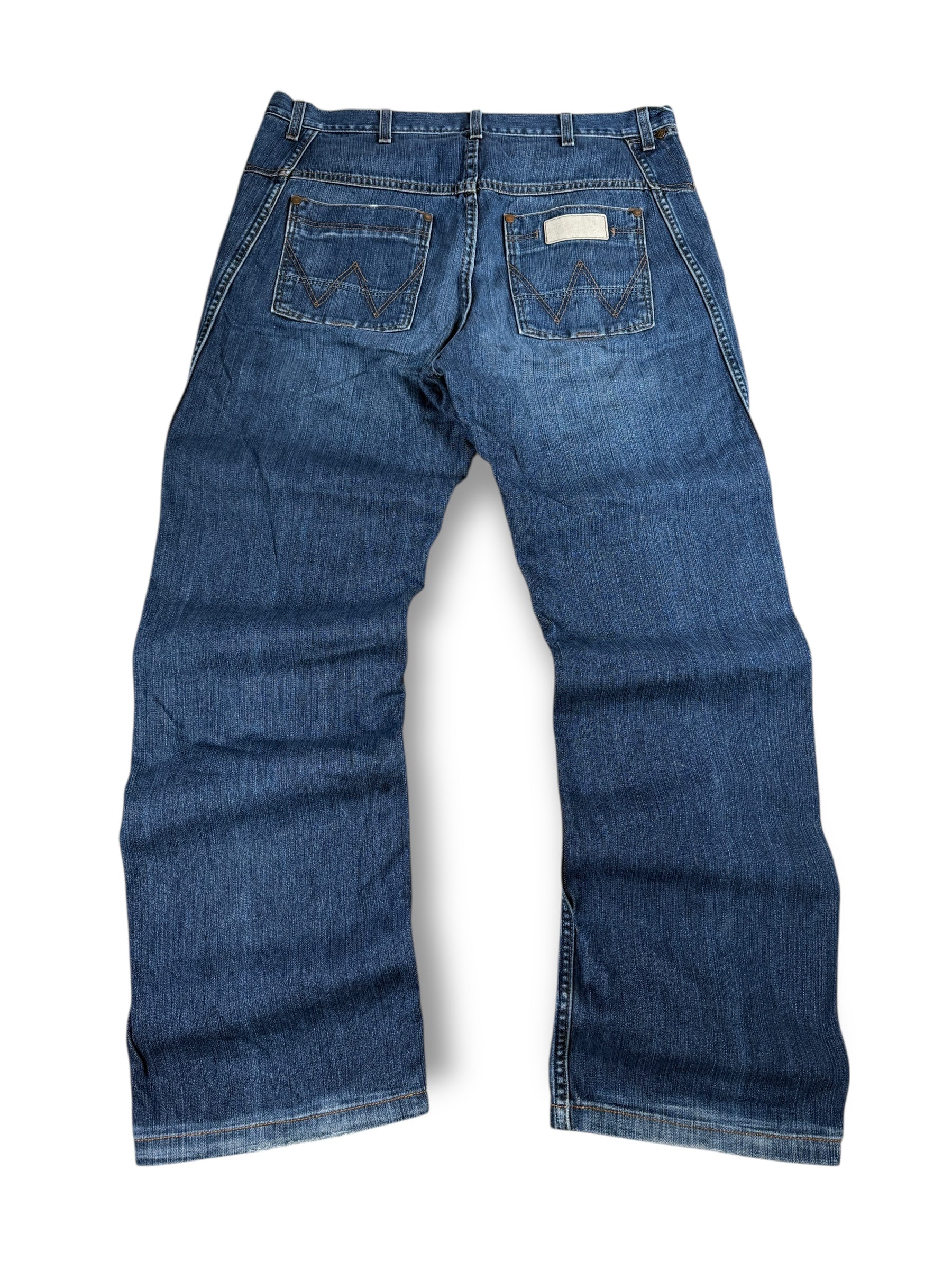 2000s Wrangler Flint Jeans Blau | L