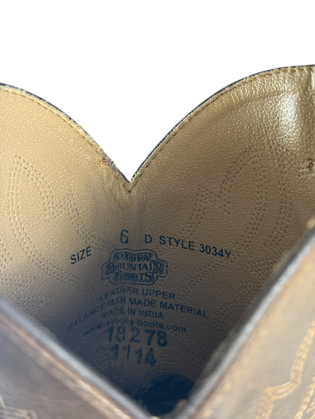 Smoky Mountain Cowboy Boots Braun Leder | 37-38 (US 6)