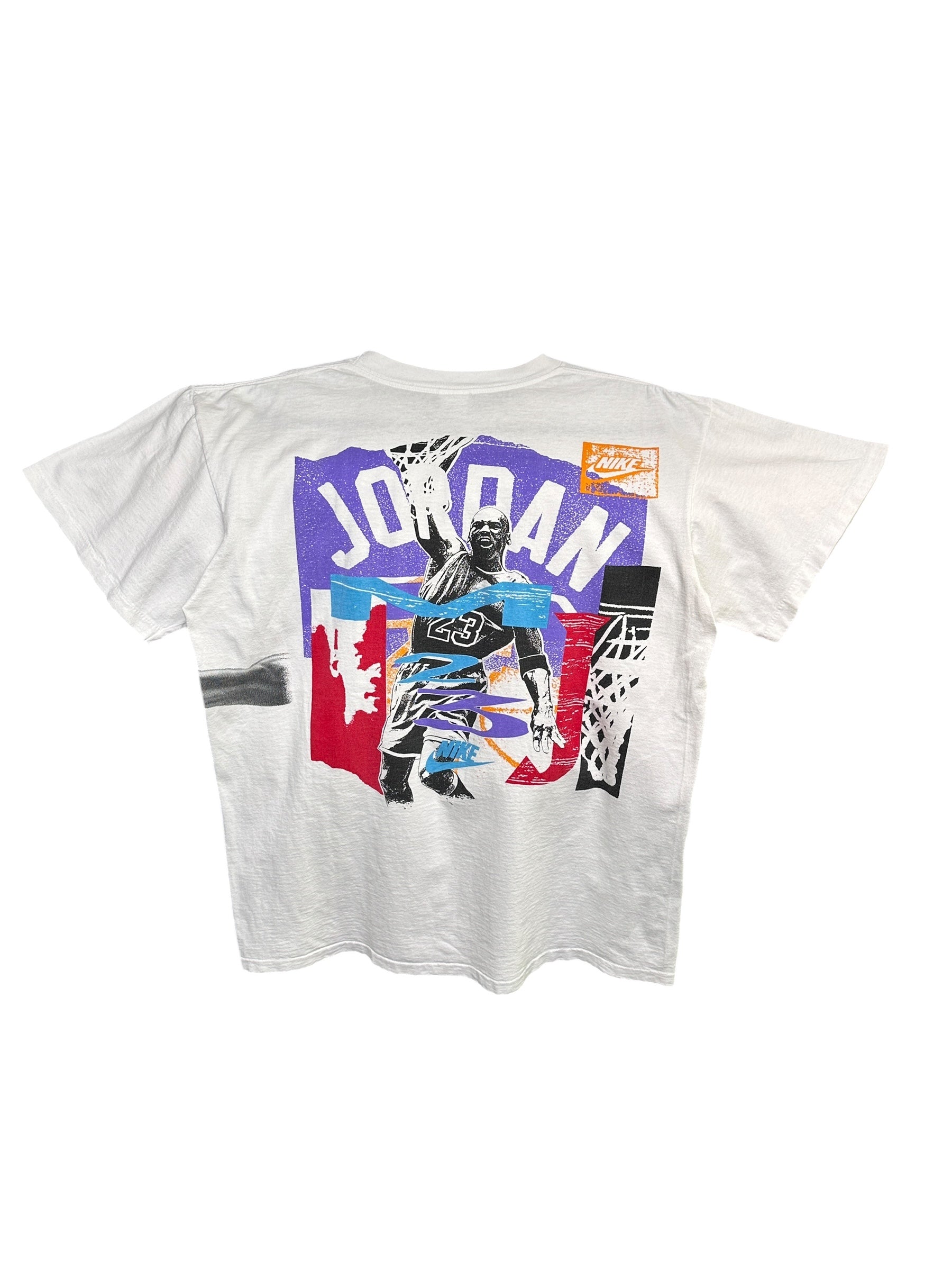 1990s Vintage Nike Michael Jordan Single Stitch T-Shirt | Weiß XL