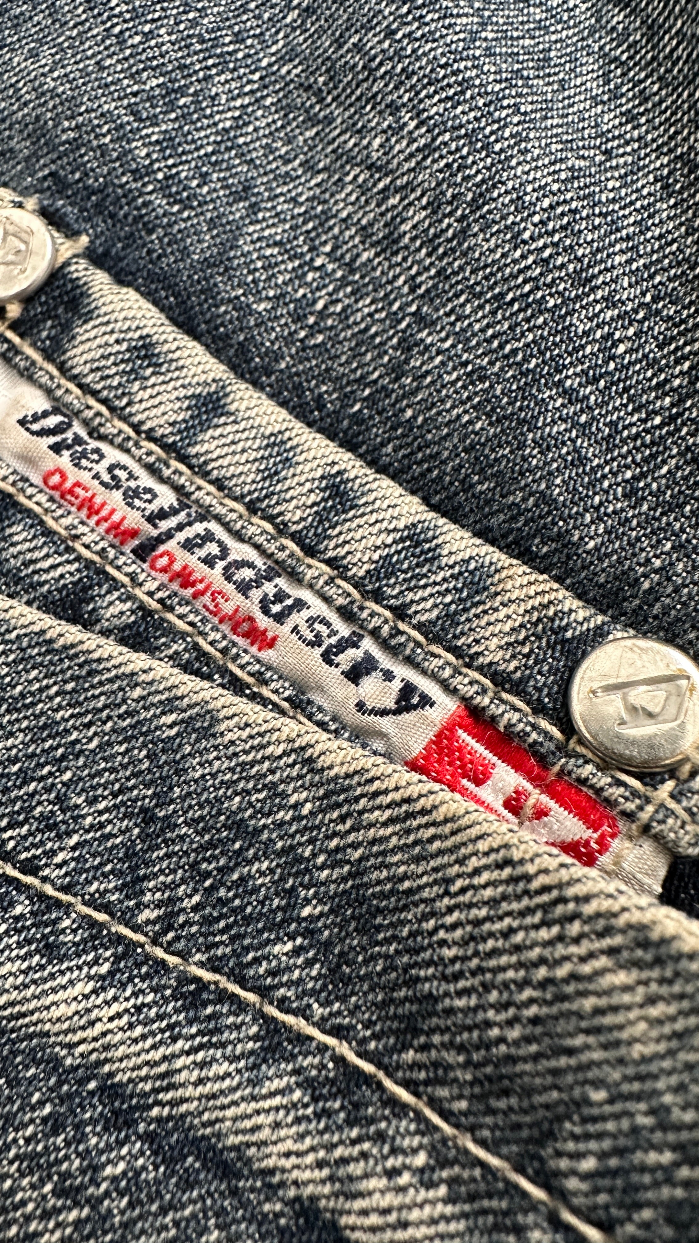 1990s Diesel Denim Baggy Jeans Baumwolle W38 L30