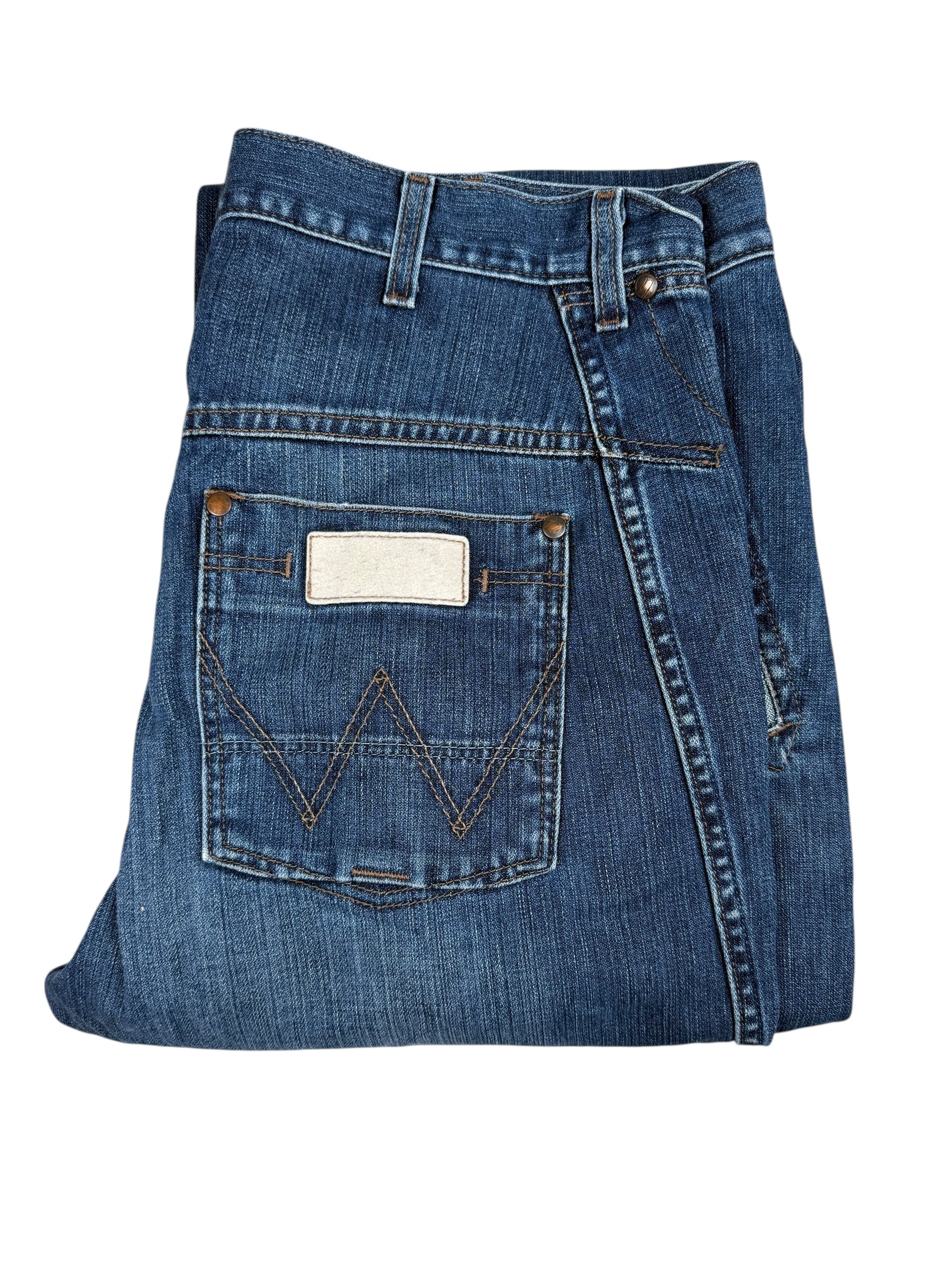 2000s Wrangler Flint Jeans Blau | L